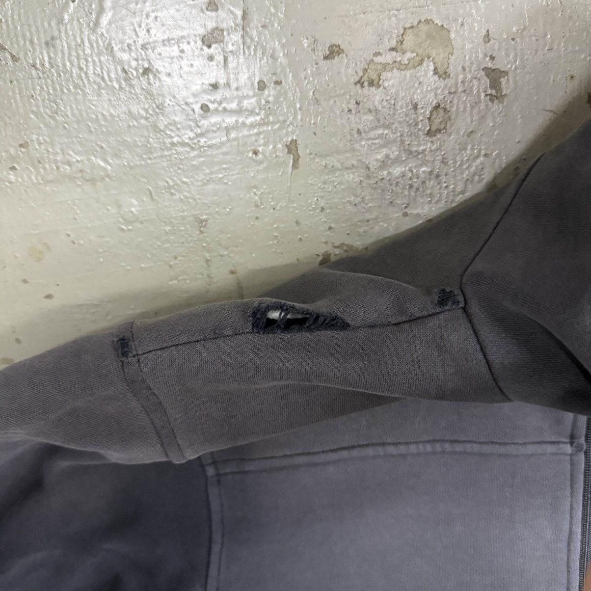 Stussy Old Stussy Fleece Full Zip Jacket Thrash Distressed Size US M / EU 48-50 / 2 - 10 Thumbnail