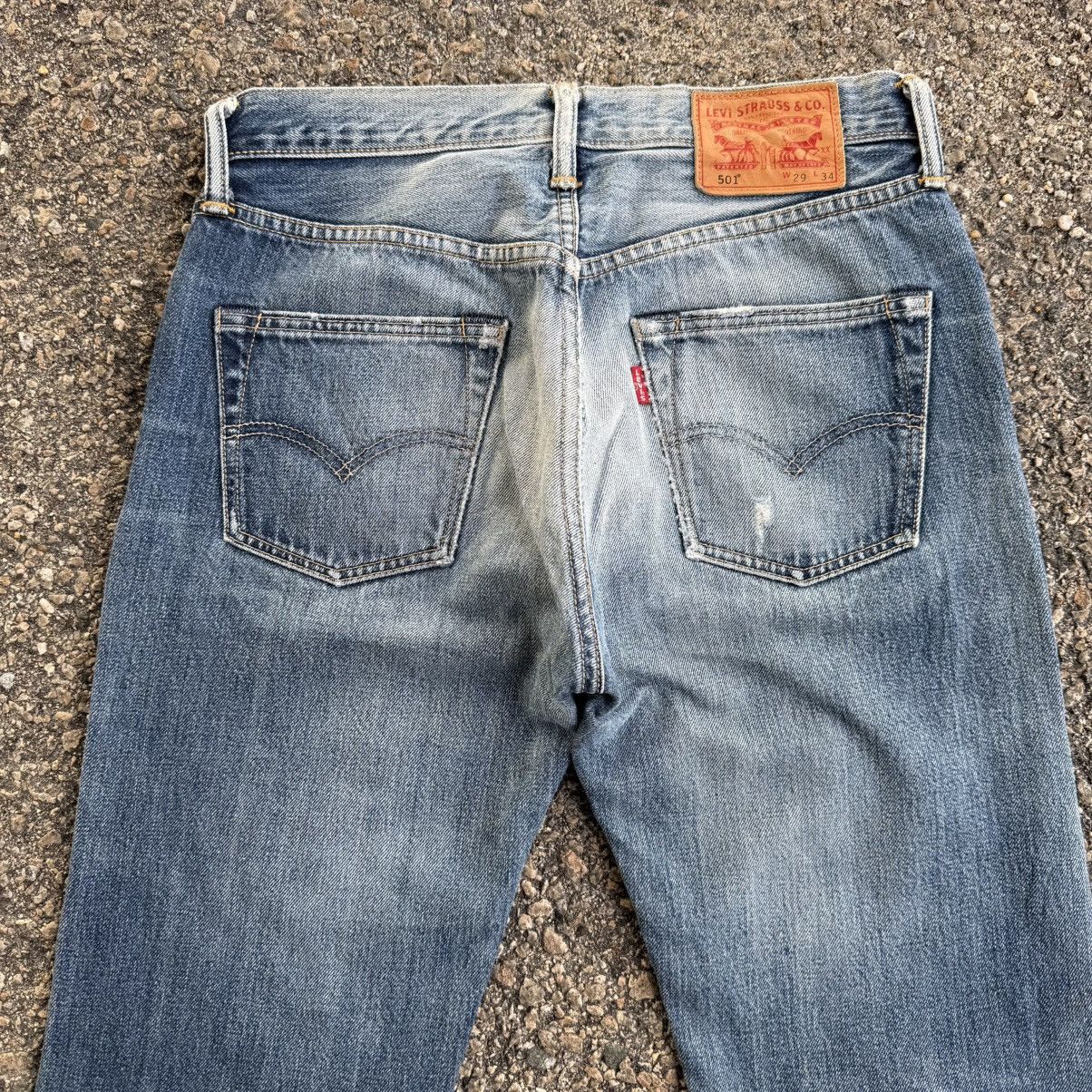 Levi's W30 Levi's 501 Button Fly Faded Denim Jean Pants Size US 30 / EU 46 - 10 Thumbnail
