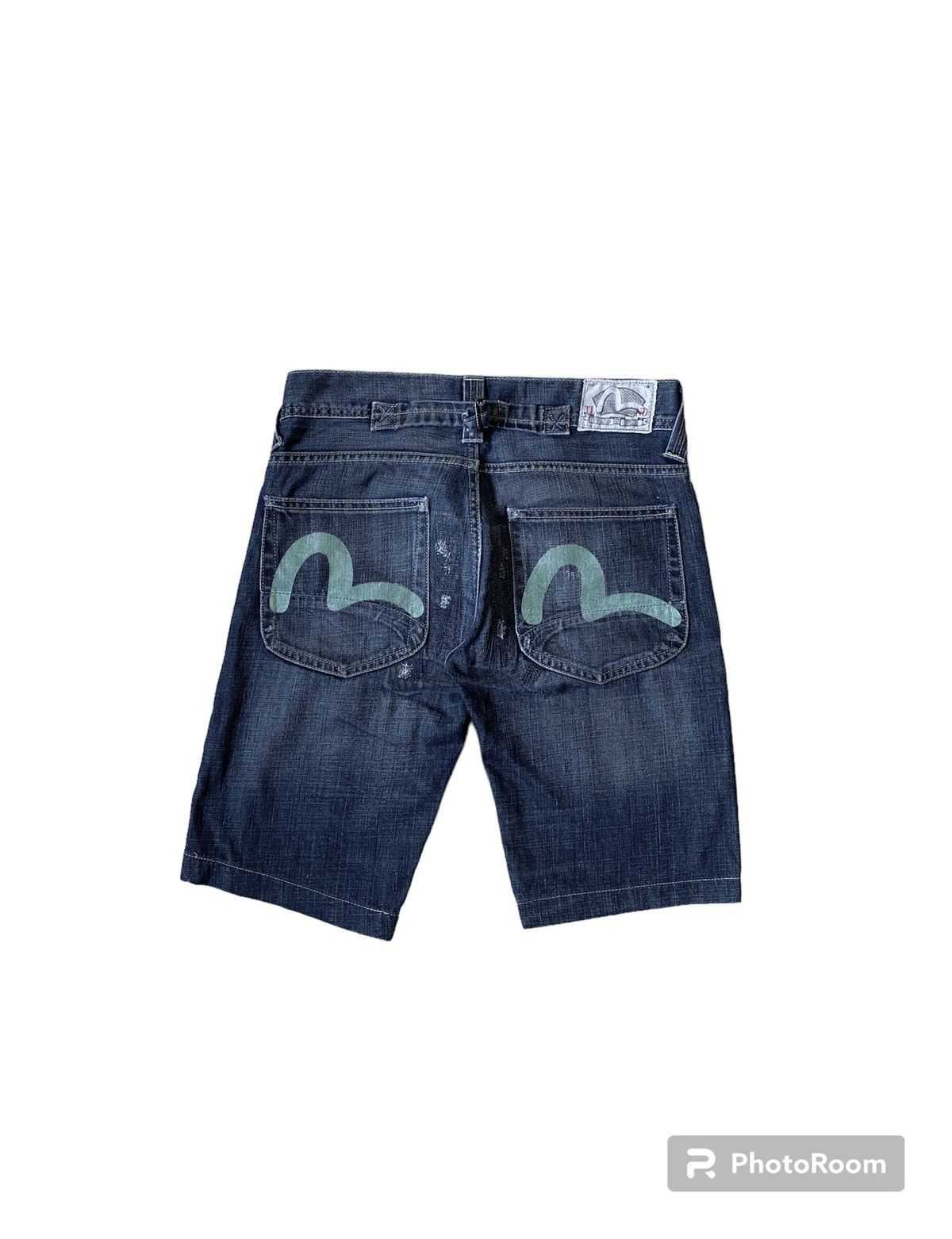 Image of Evisu x Puma Denim Shorts, Men's (Size 30)