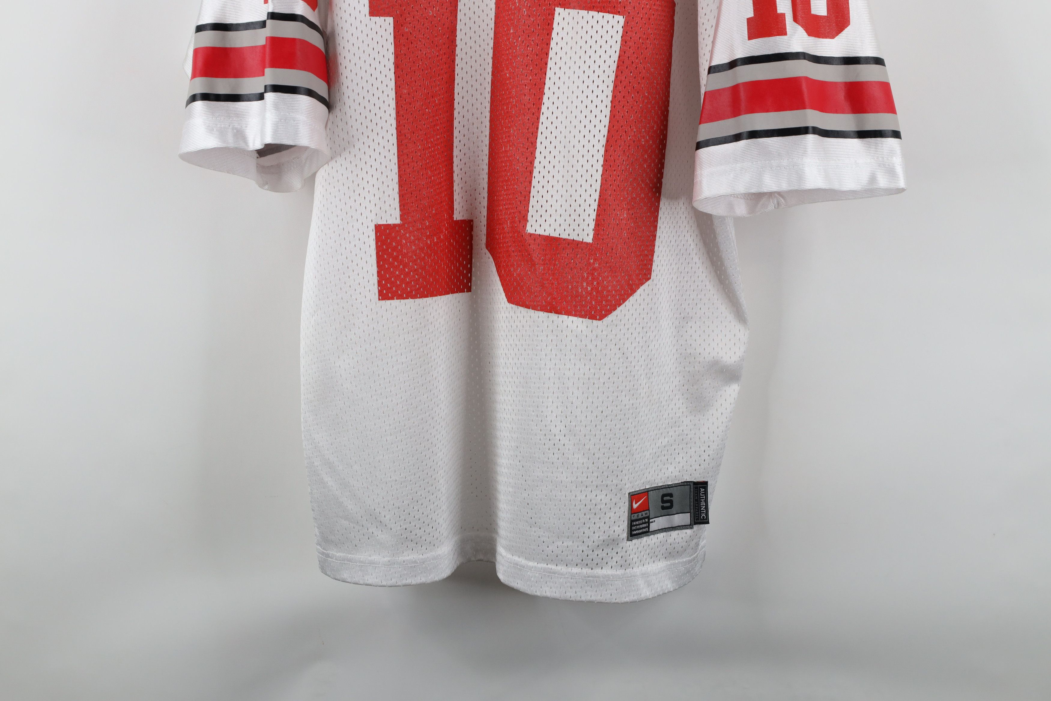 Nike × Vintage Vintage Nike Ohio State University Football Jersey White Size US S / EU 44-46 / 1 - 3 Thumbnail