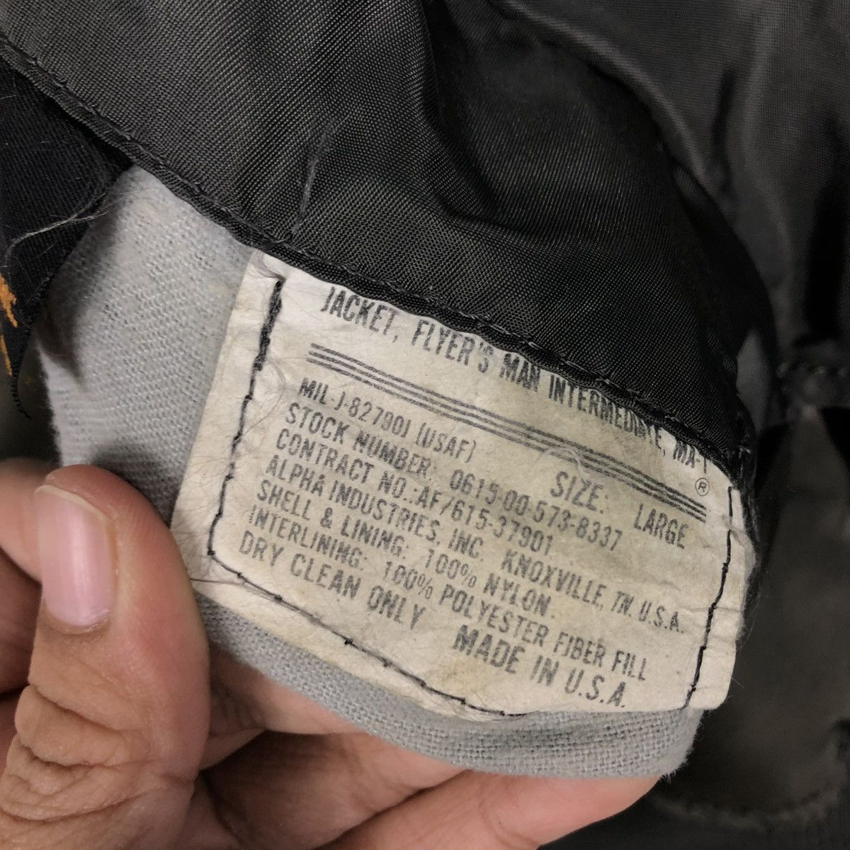 Vintage 🔥VTG REVERSIBLE MA-1 BOMBER JACKET ALPHA INDUSTRIES USA Size US L / EU 52-54 / 3 - 23 Thumbnail