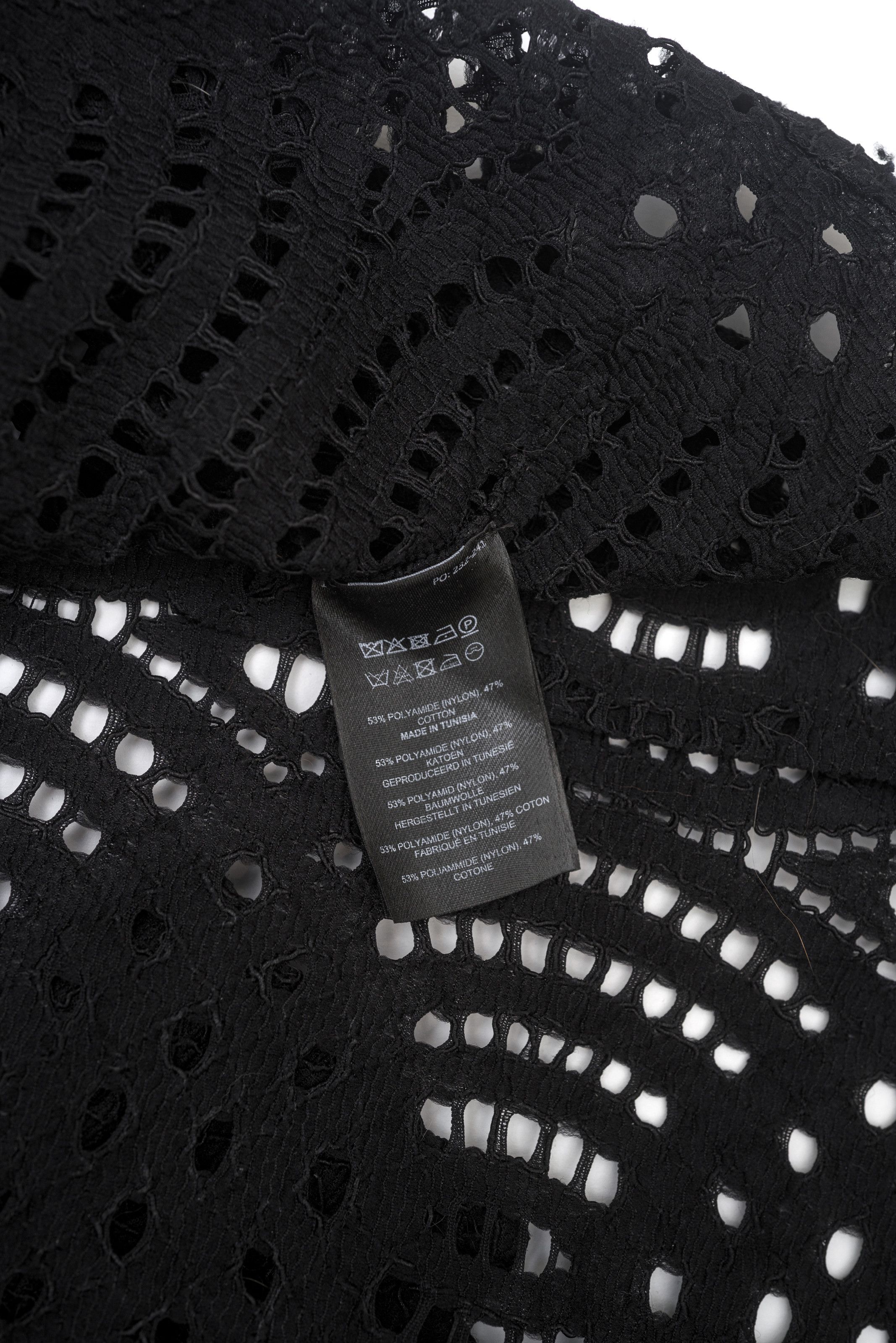 Dries Van Noten Dries Van Noten Openwork Lace Button-Up Shirt Black 54 Size XXL / US 16-18 / IT 52-54 - 4 Thumbnail