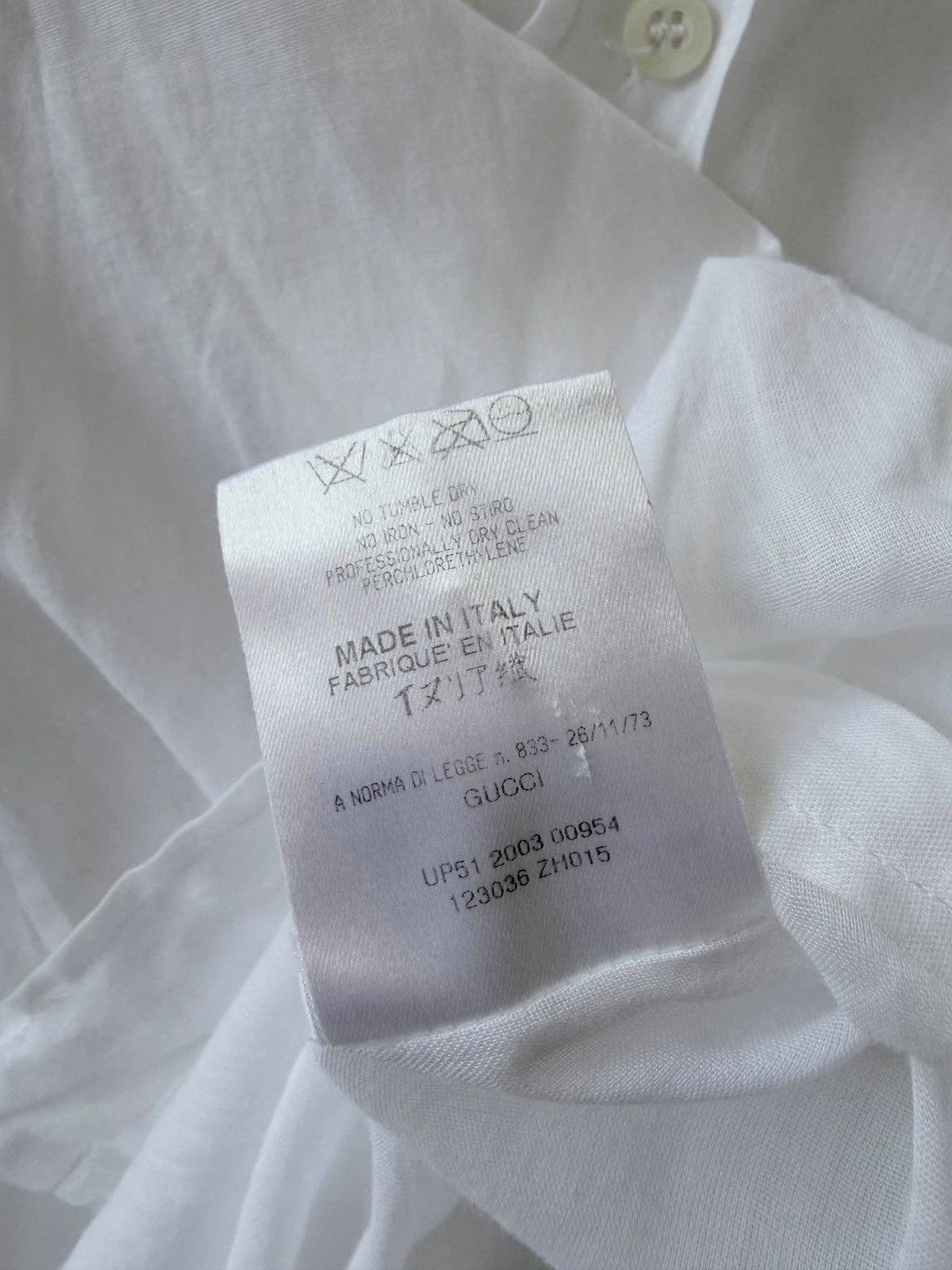 Gucci Gucci by Tom Ford 2003 Baloon Sleeve Long Sleeve Size XS / US 0-2 / IT 36-38 - 7 Thumbnail