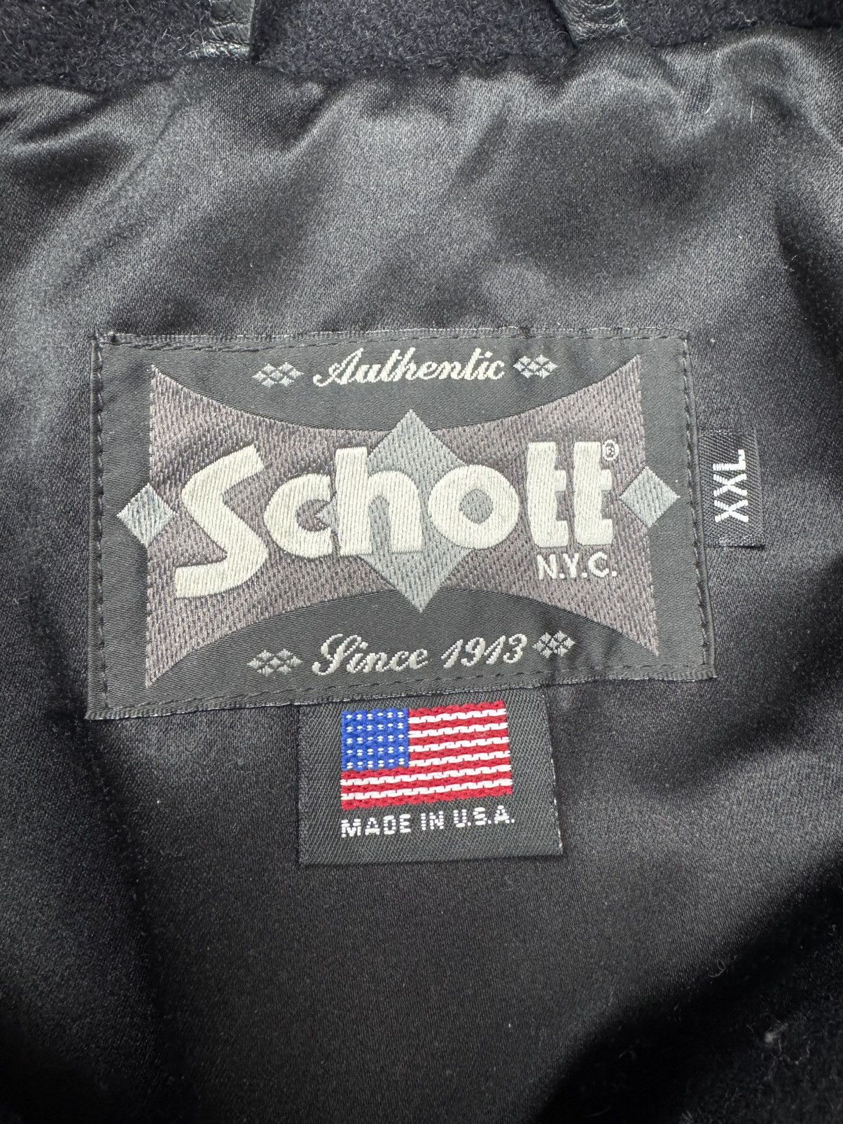 Schott Vintage Schott Peacoat Navy Military USA Made 2XL Size US XXL / EU 58 / 5 - 6 Thumbnail