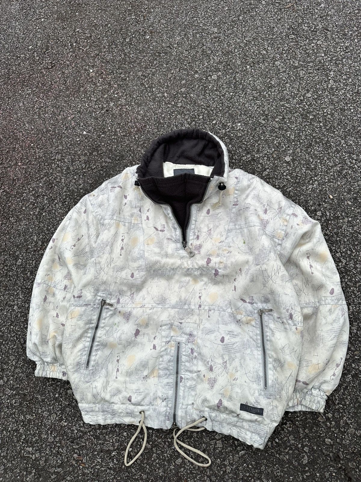 Vintage 👹Vintage Cresson Homme Baggy Pullover Bomber Jacket Size US L / EU 52-54 / 3 - 6 Thumbnail