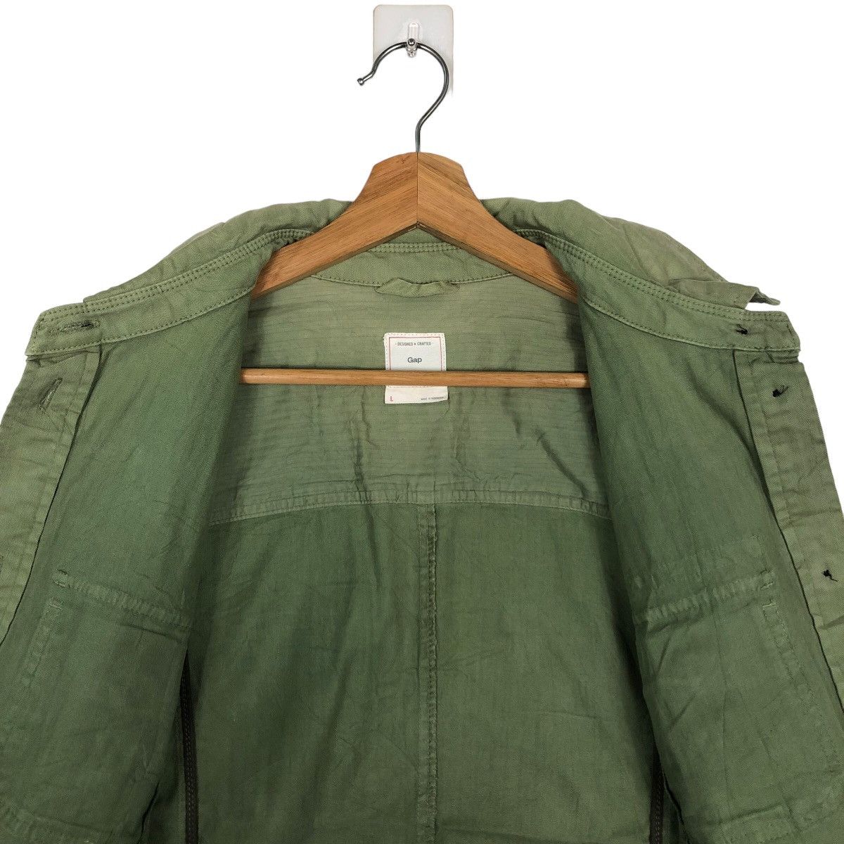 Japanese Brand 🔥90’s Chore Work Jacket Gap Military Design Cargo Pocket Size US L / EU 52-54 / 3 - 11 Thumbnail
