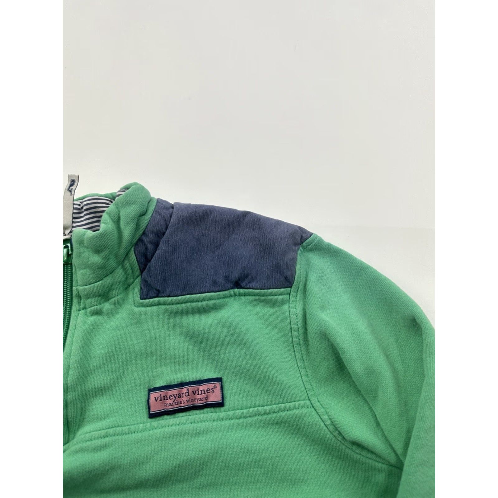 Vineyard Vines Vineyard Vines Sweatshirt Mens XS Green 1/4 Zip Mock Neck USA Embroidered Logo Pullover Fleece Size US XS / EU 42 / 0 - 2 Thumbnail