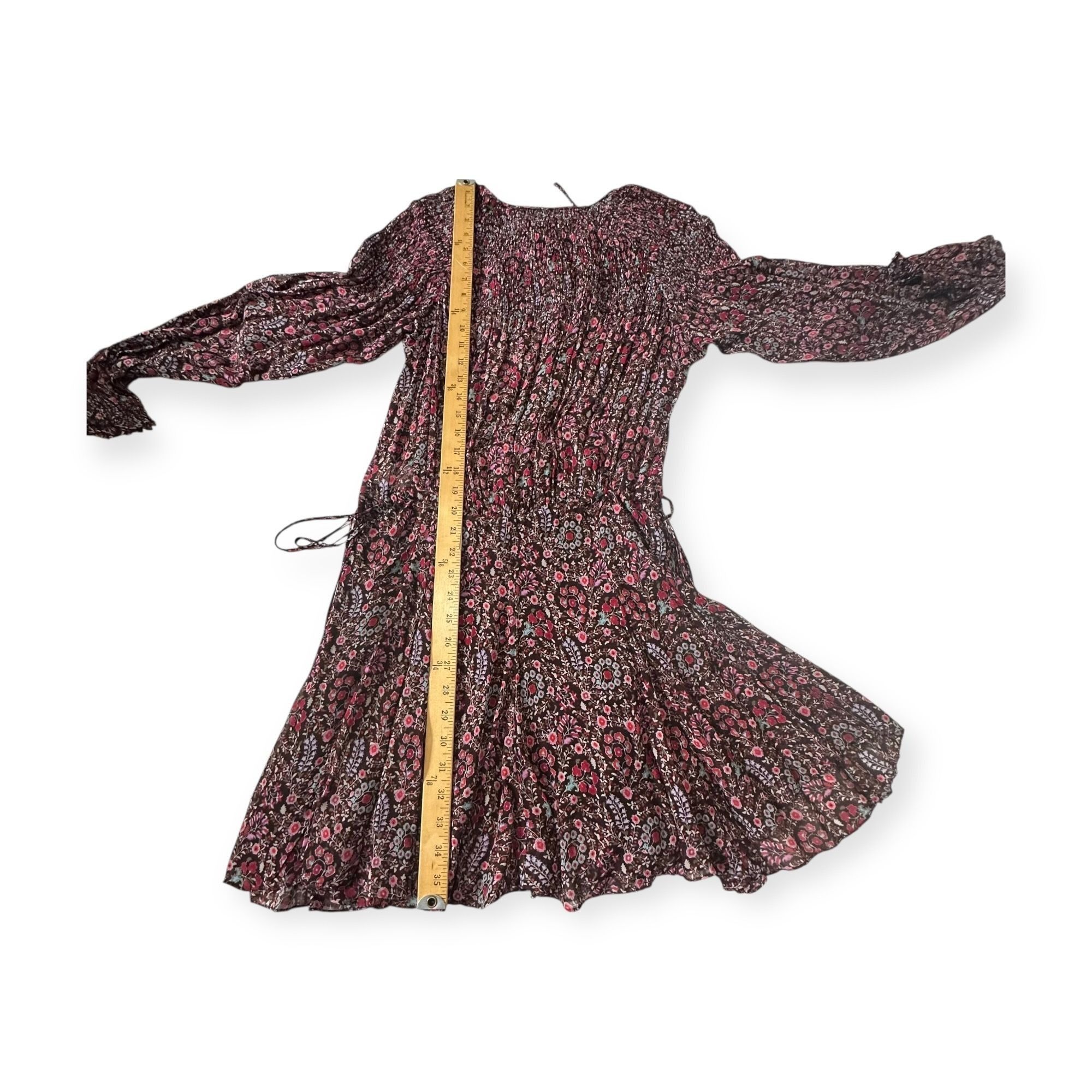 Isabel Marant Etoile Isabel Marant Étoile Noanne Floral Mini Dress Brown FR 34 NW Size XS / US 0-2 / IT 36-38 - 15 Thumbnail