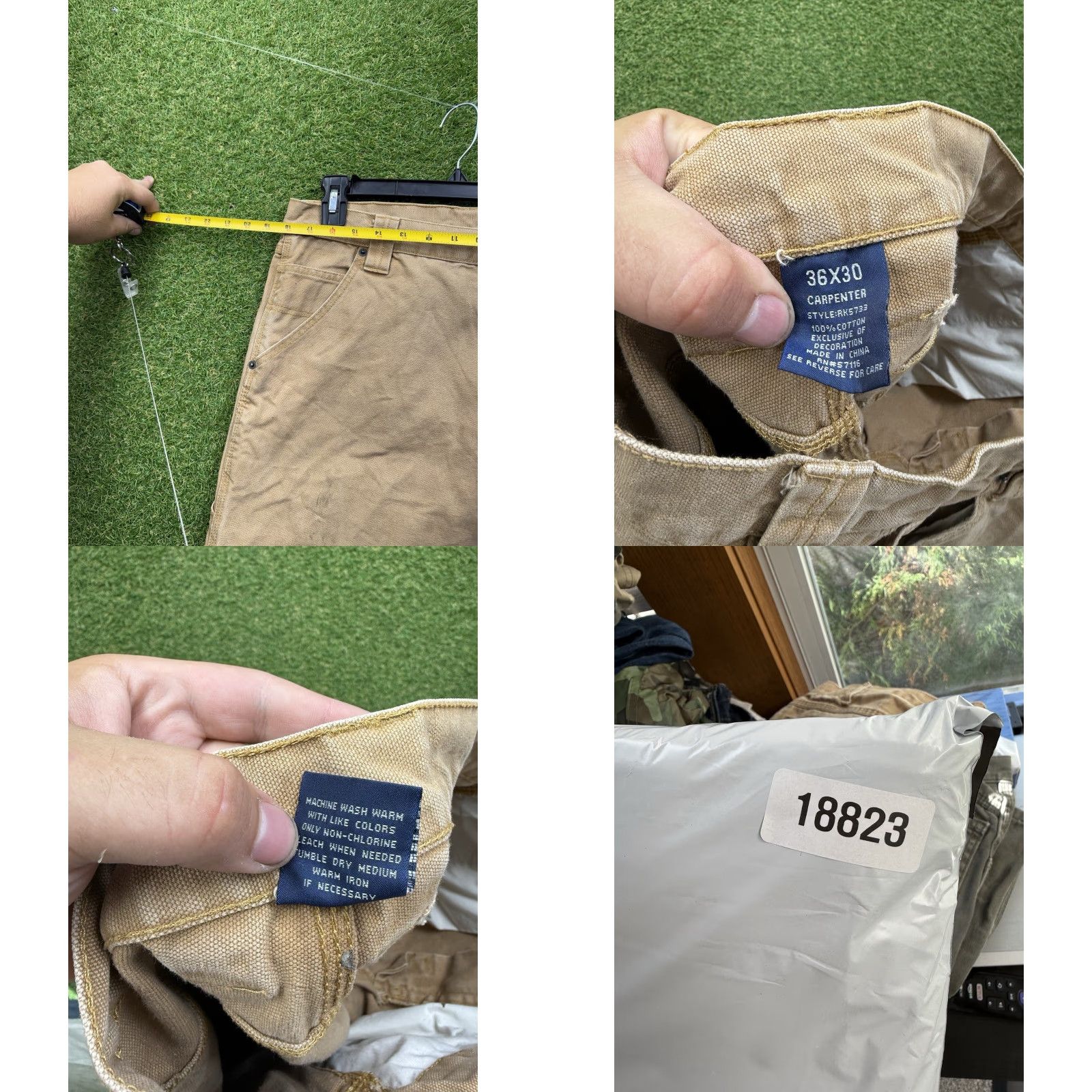 Dickies VINTAGE Dickies Pants 36x30 Carpenter Workwear Brown Durable USA Men's Size US 36 / EU 52 - 8 Thumbnail