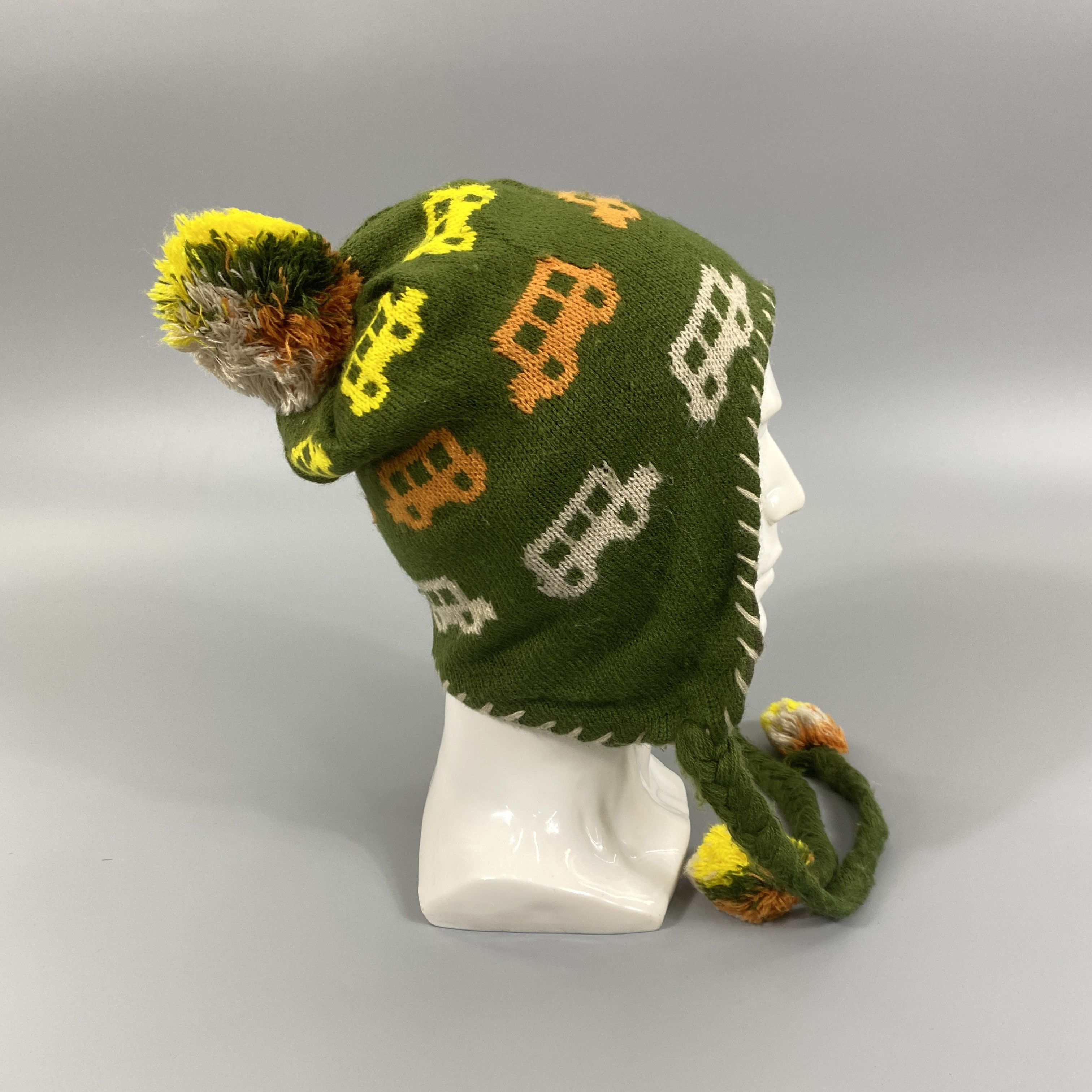 Japanese Brand Car Animate Ear Flap Beanie -BN726 Size ONE SIZE - 3 Thumbnail