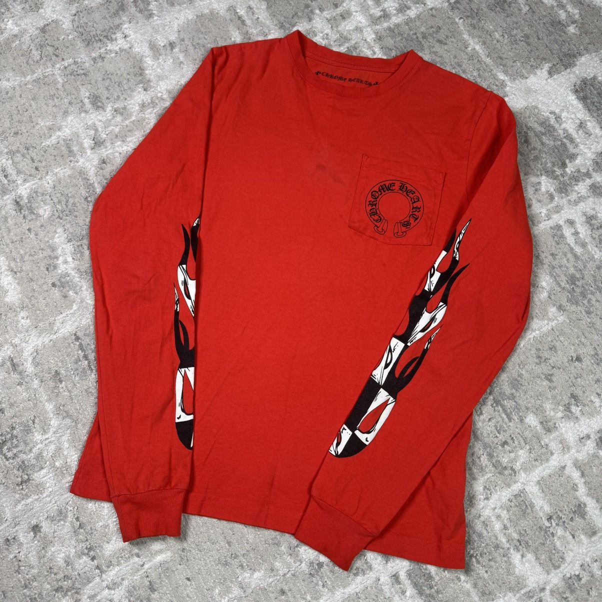 Chrome Hearts Matty boy chomper long sleeve tee shirt Size US S / EU 44-46 / 1 - 14 Thumbnail