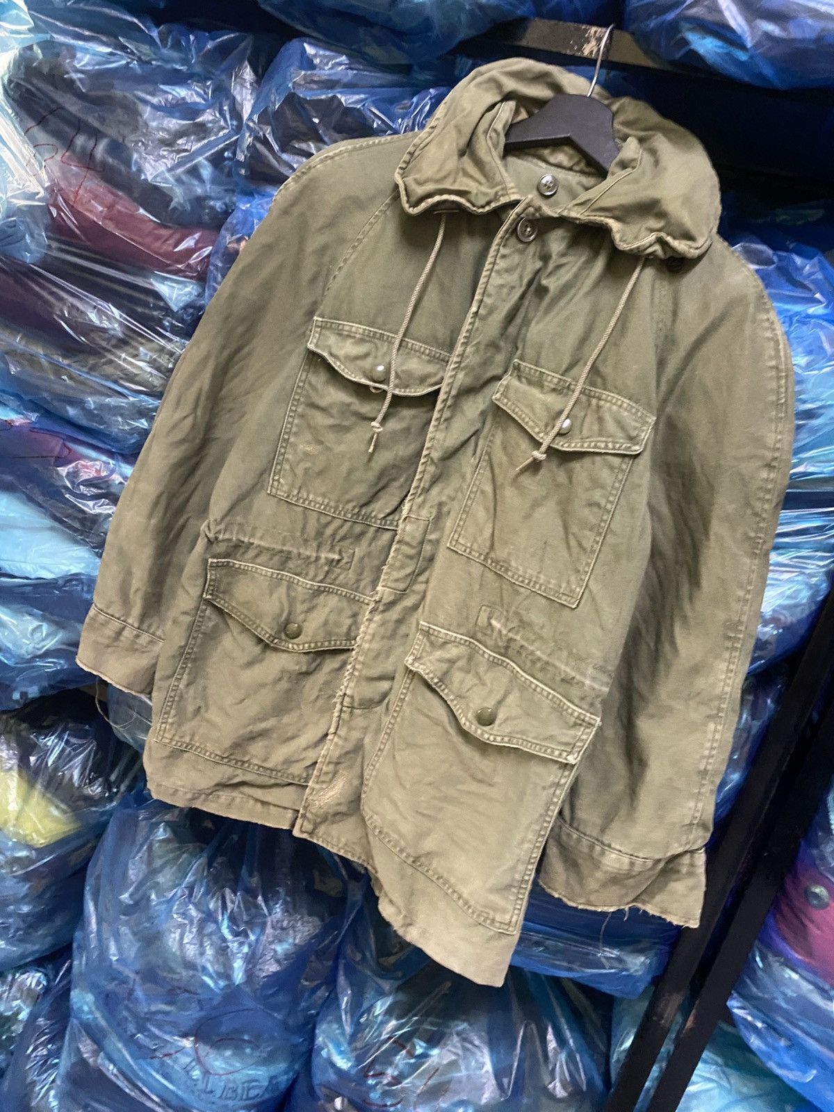Other Vintage 60s John Ownbey M-51 Field Jacket OG-107 Army Green Size US XS / EU 42 / 0 - 2 Thumbnail