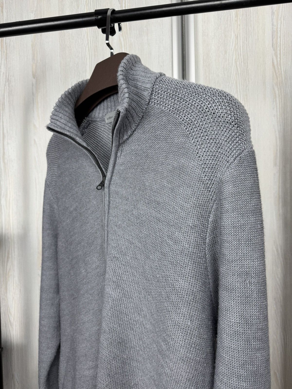 Icebreaker ICEBREAKER Waypoint Half Zip Sweater in Gritstone Heather Size US XL / EU 56 / 4 - 6 Thumbnail