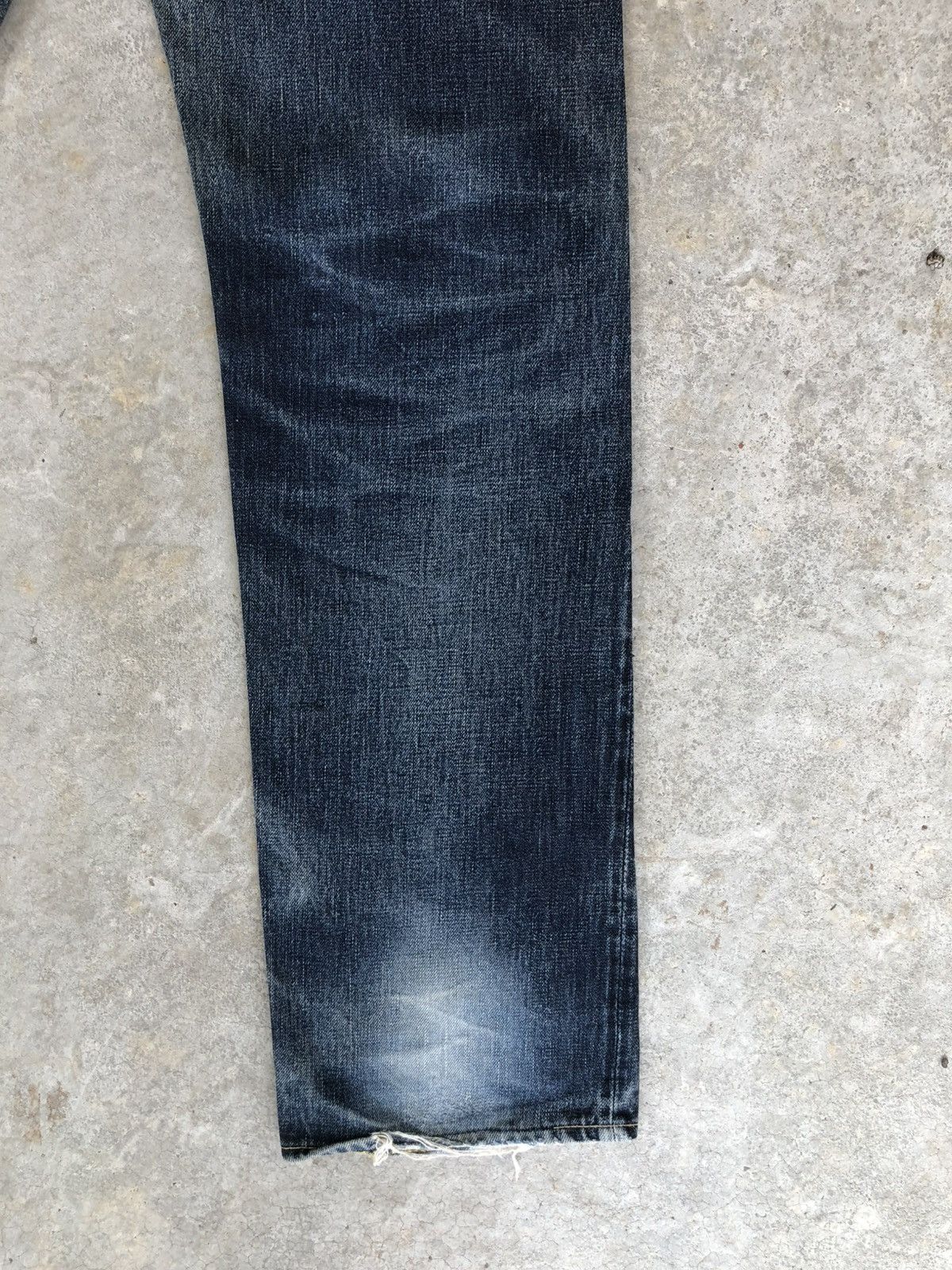 Momotaro Jeans Momotaro 0905SP Selvedge Denim Distressed Jeans Size US 31 - 13 Thumbnail