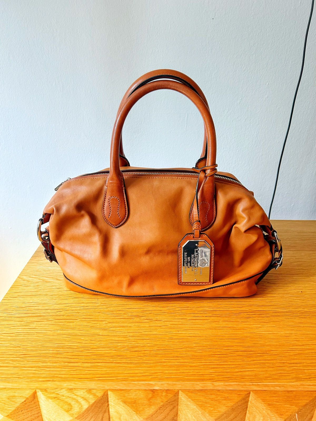 Ralph Lauren Vintage brown leather bag Size ONE SIZE - 1 Thumbnail
