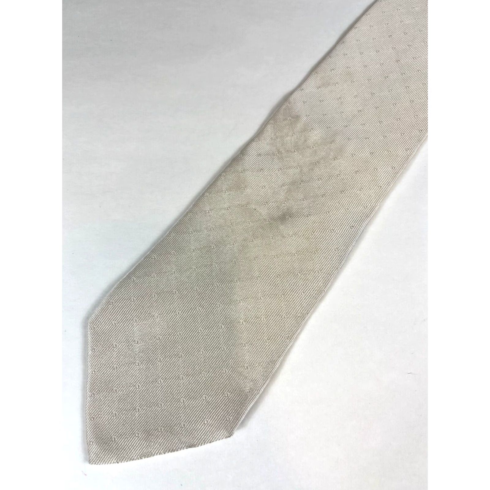 Dolce & Gabbana Dolce&Gabbana Silk Tie Men’s Champagne Geometric 60" 3.5" Classic 100% Silk Made in Italy / Men’s Designer Necktie Size ONE SIZE - 3 Thumbnail