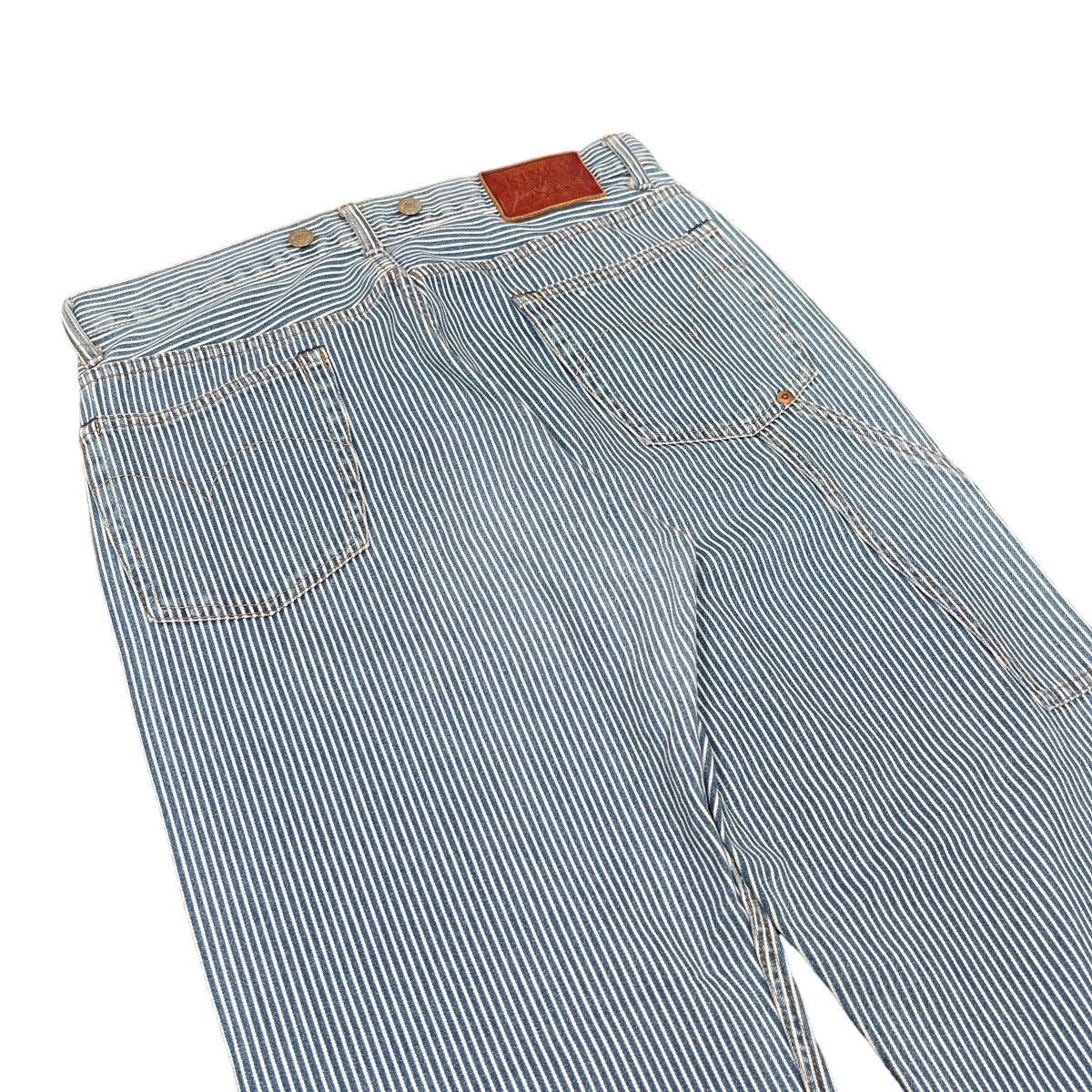 Hysteric Glamour Hysteric Glamour Kinky Carpenter Striped Denim Jeans Size US 32 / EU 48 - 4 Thumbnail