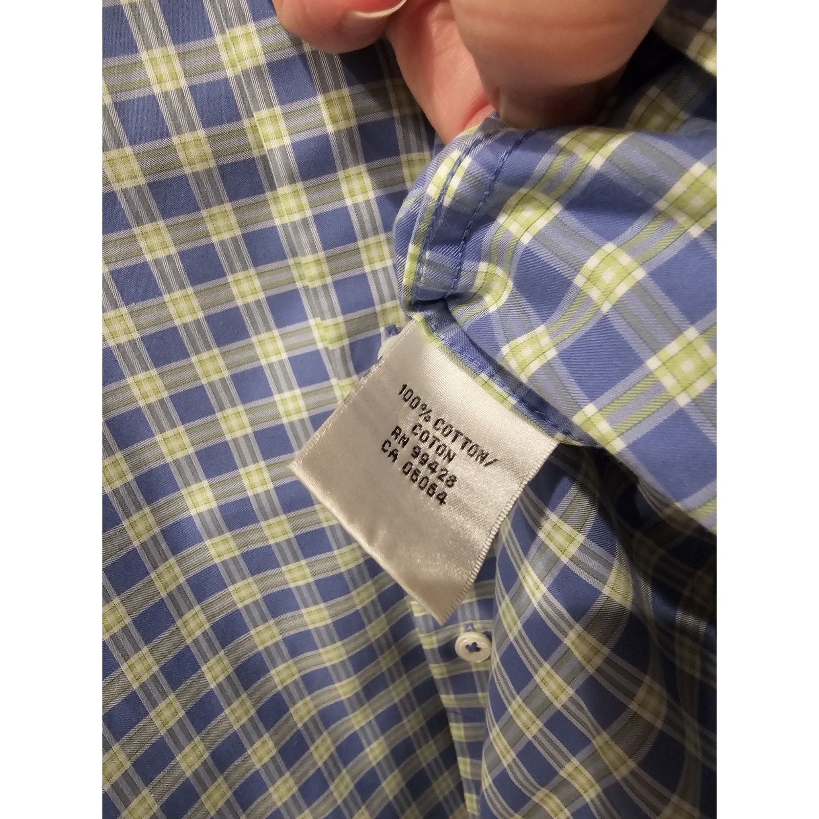 BUGATCHI Bugatchi UOMO Mens XL Long Sleeve Shirt 100% Cotton Size US XL / EU 56 / 4 - 5 Thumbnail