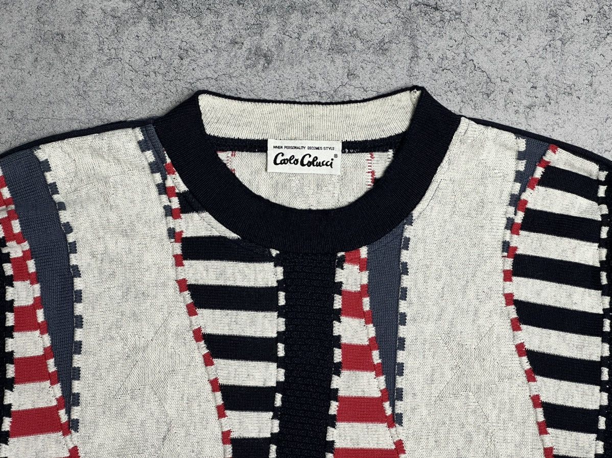 Carlo Colucci Vintage 90s Carlo Colucci Biggie Coogi Style Sweater Size US L / EU 52-54 / 3 - 5 Thumbnail