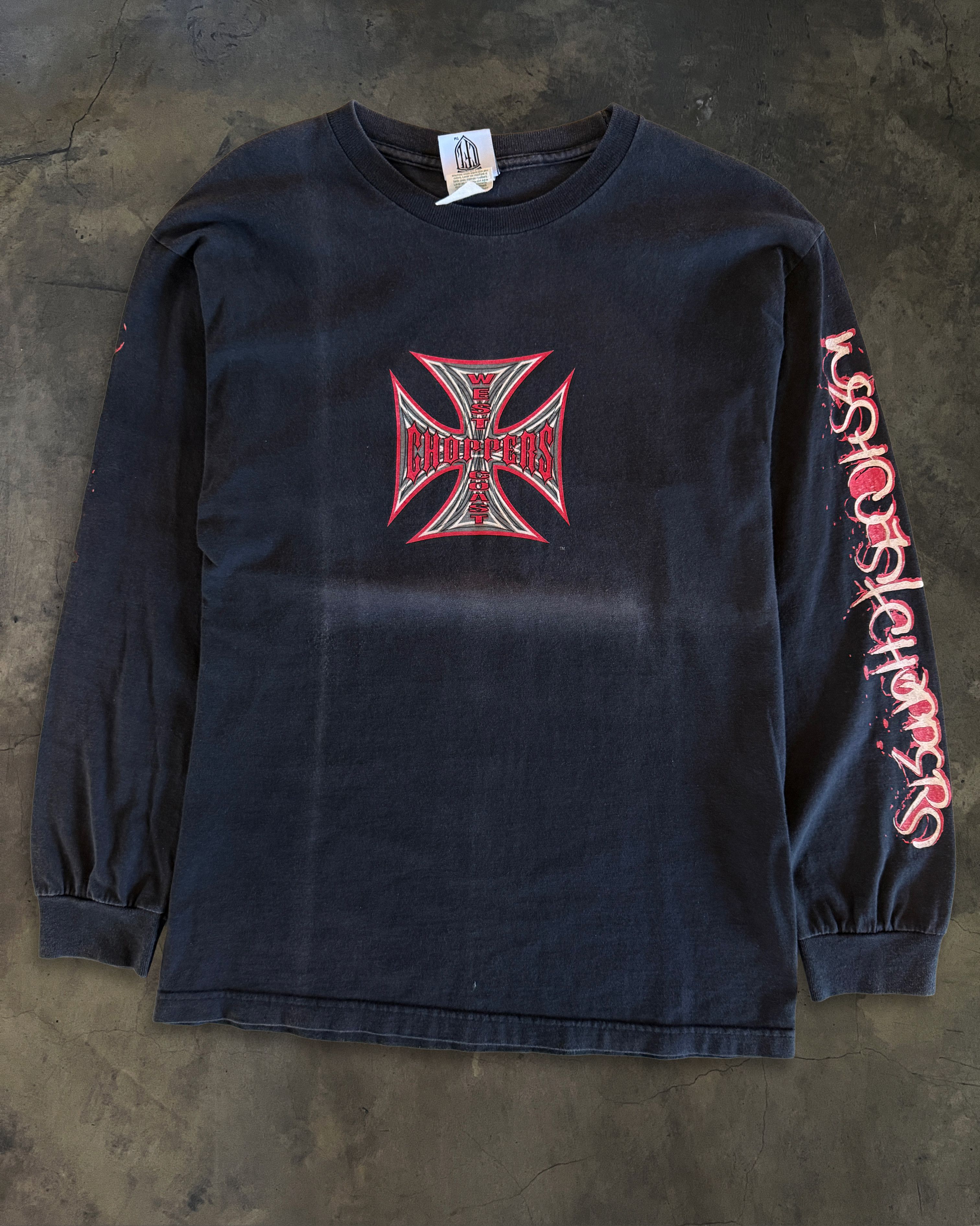 West Coast Choppers 2000's BLACK WEST COAST CHOPPERS LONG SLEEVE Size US M / EU 48-50 / 2 - 1 Thumbnail