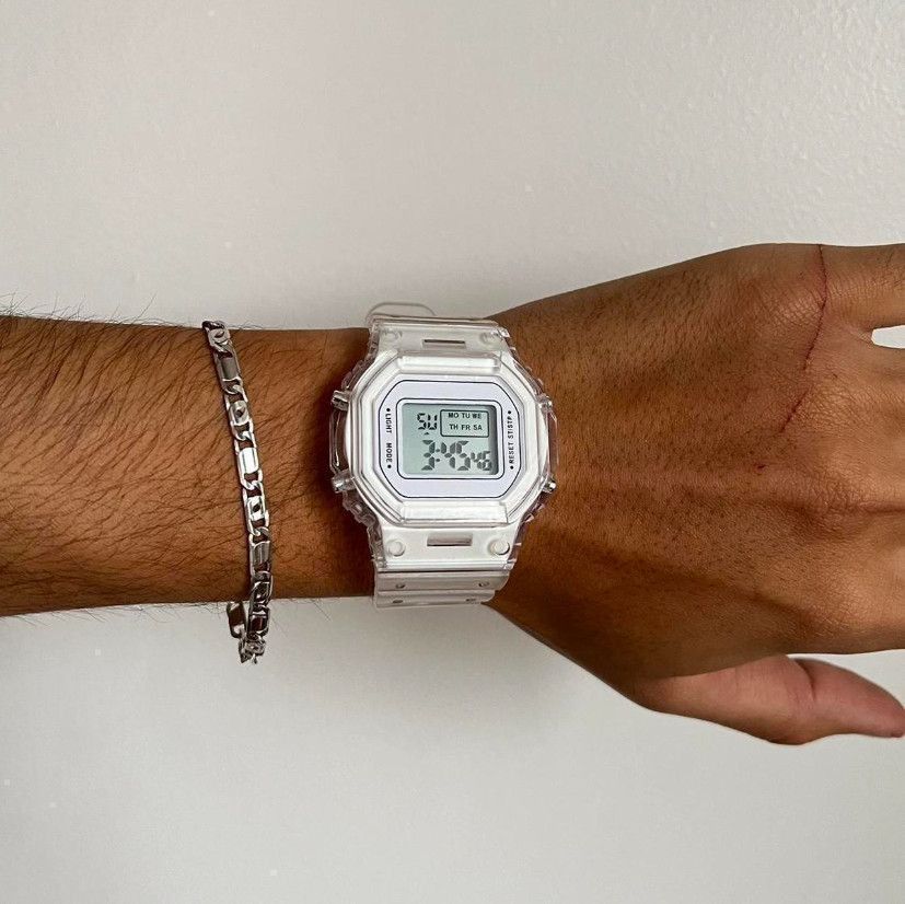 Jewelry × Vintage y2k 2000s vintage retro style transparent digital watch Size ONE SIZE - 7 Thumbnail