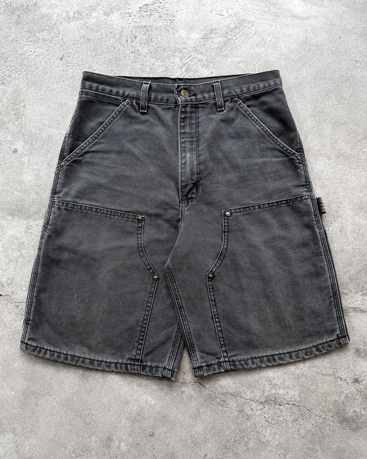 Carhartt Vintage Carhartt Double Knee Shorts B80 BLK Size US 30 / EU 46 - 1 Thumbnail