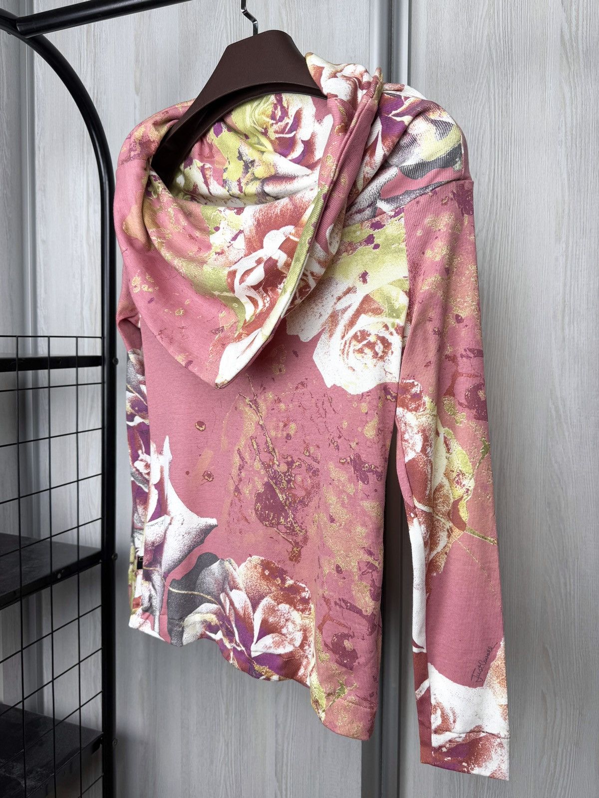 Just Cavalli Just Cavalli Floral Flower cowl neck sweater long sleeve Size S / US 4 / IT 40 - 5 Thumbnail