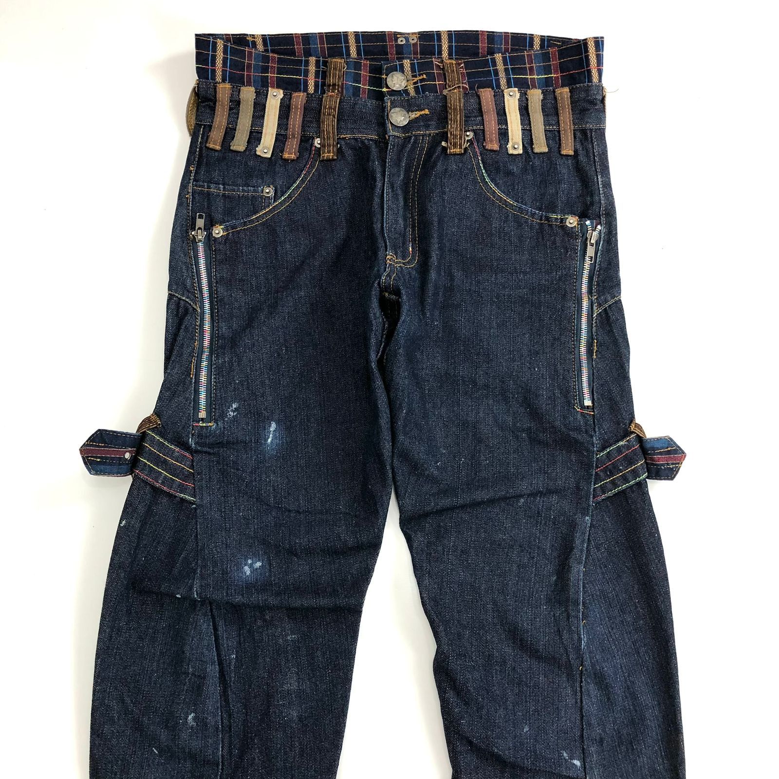 Number (N)ine Japanese Brand Breathmint Double Waist Denim Pants Size US 31 - 3 Thumbnail