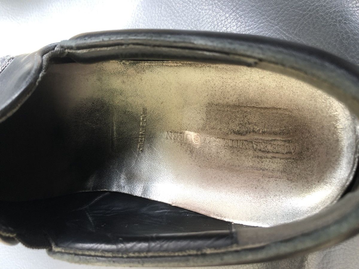 Alexander McQueen Alexander McQueen 432336 Black Leather Sneakers size 40 Size US 6.5 / EU 39-40 - 10 Thumbnail
