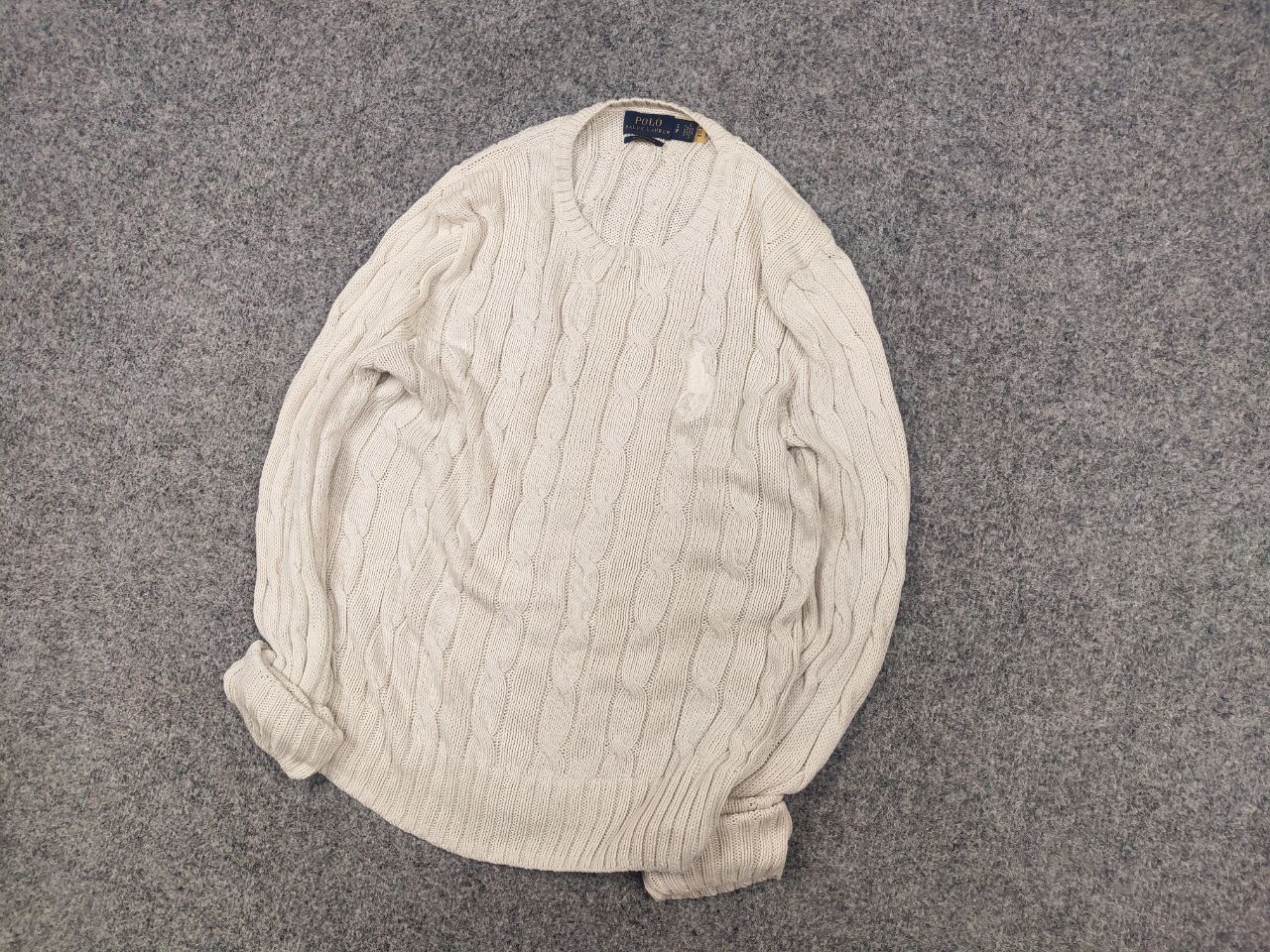 Polo Ralph Lauren Polo Ralph Lauren Big pony knit Pima cotton cable sweater Size US S / EU 44-46 / 1 - 4 Thumbnail