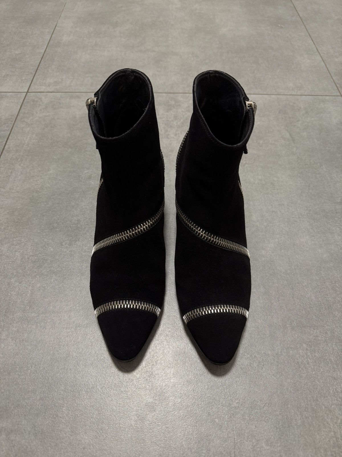 Giuseppe Zanotti Giuseppe Zanotti Black Suede Ankle Boots 39,5 Size US 9.5 / IT 39.5 - 4 Thumbnail