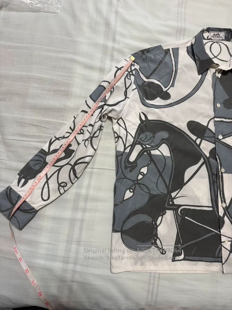 Hermes Hermes Silk shirt Size US XXS / EU 40 - 6 Thumbnail