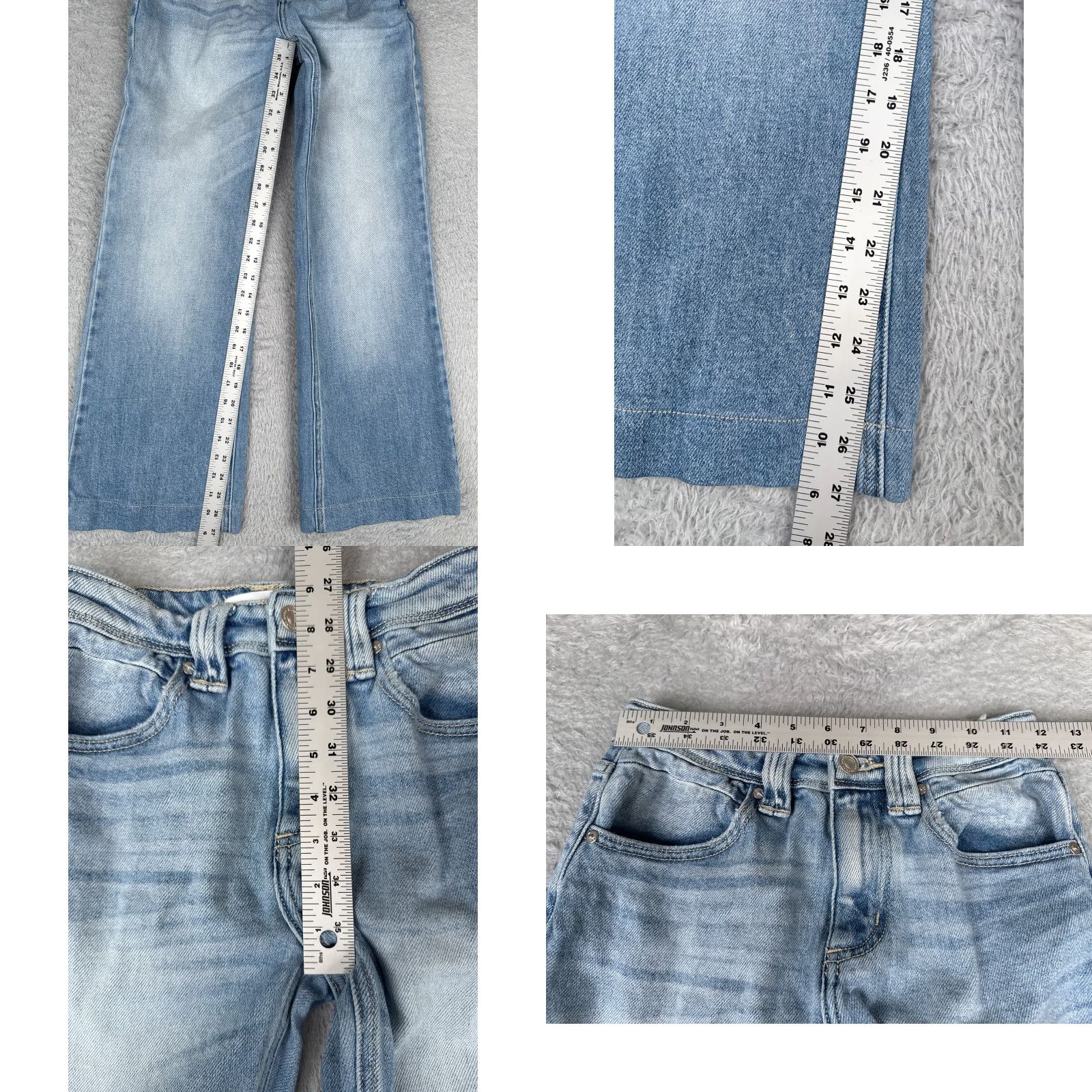 Madewell Dazy Jeans Women Jeans Wide-Leg 0 Blue Denim Mid Rise 24x27 Cotton Blend Medium Wash Madewell 5-Pocket Design Retro American Western Mens? Size 25" / US 0 / IT 36 - 8 Thumbnail