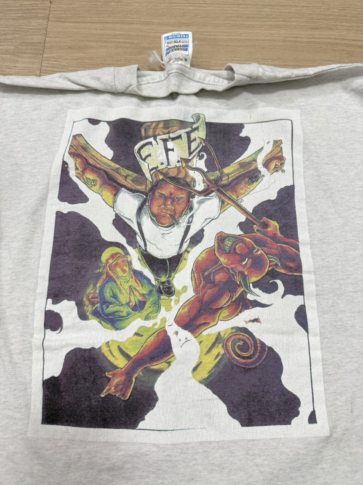 Other Vintage 90s SHEER TERROR tee Size US XL / EU 56 / 4 - 1 Thumbnail