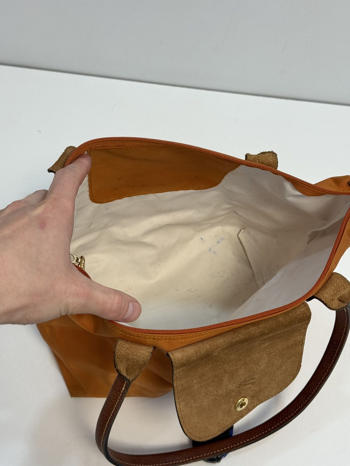 Longchamp Vintage Longchamp women's orange Bag Size ONE SIZE - 17 Thumbnail
