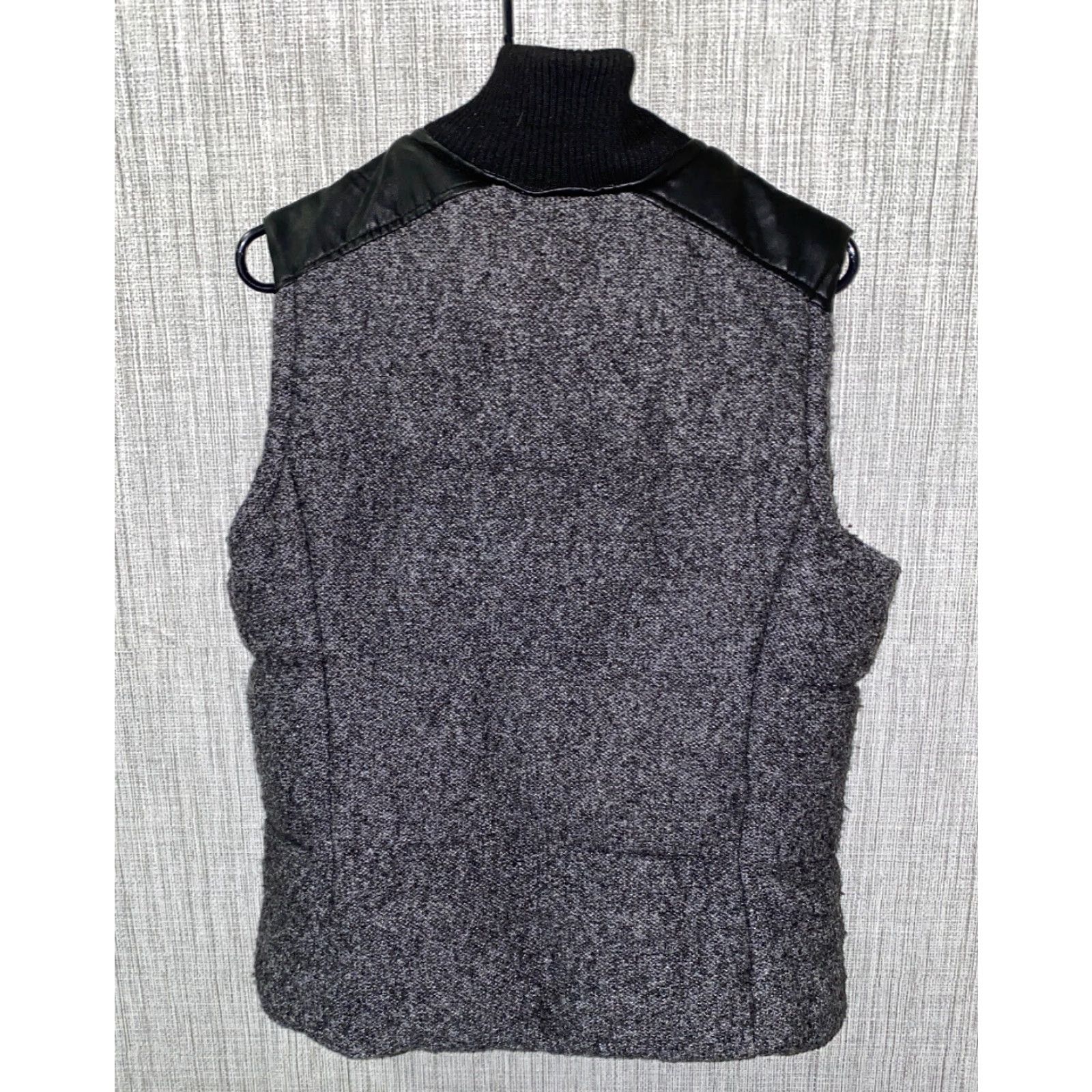 Vintage Trafaluc Womens Gray Soft Full Zip Vest L | Full Zip Vest, Casual, Cotton/Polyester, 20 In Armpit, Regular Size, Vest, Women Size L / US 10 / IT 46 - 5 Thumbnail