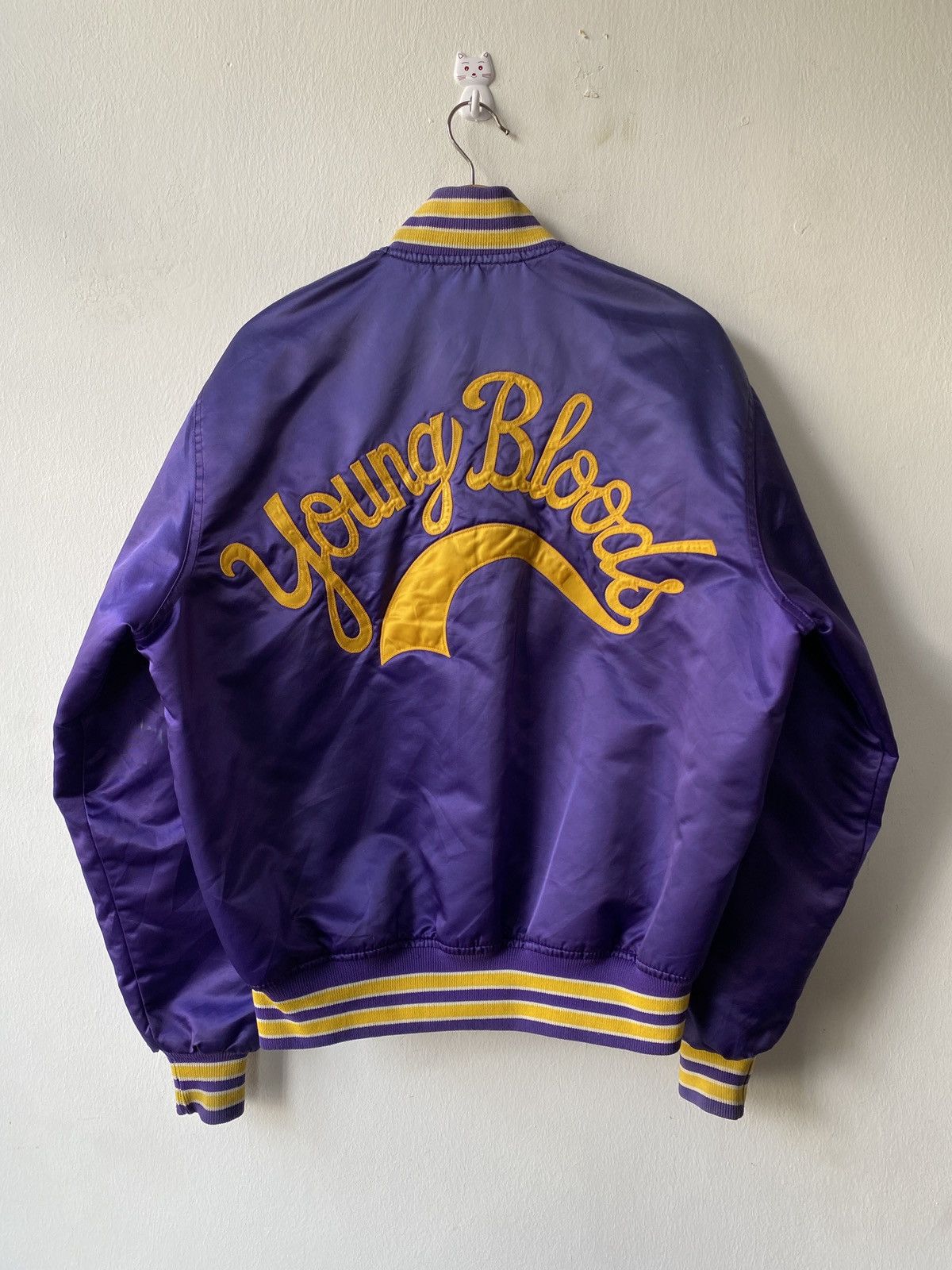 NFL × Vintage 1990s - Vintage Young Bloods Baseball Team Jacket Size US L / EU 52-54 / 3 - 4 Thumbnail