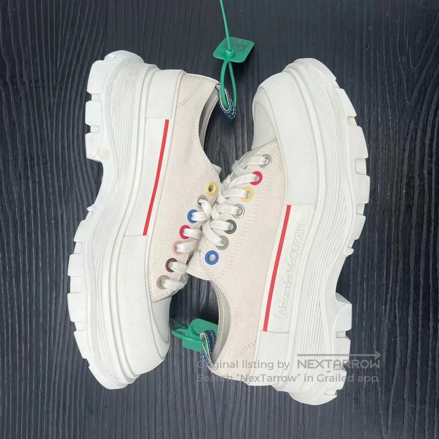 Alexander McQueen White Low. Size US 6.5 / EU 39-40 - 3 Thumbnail