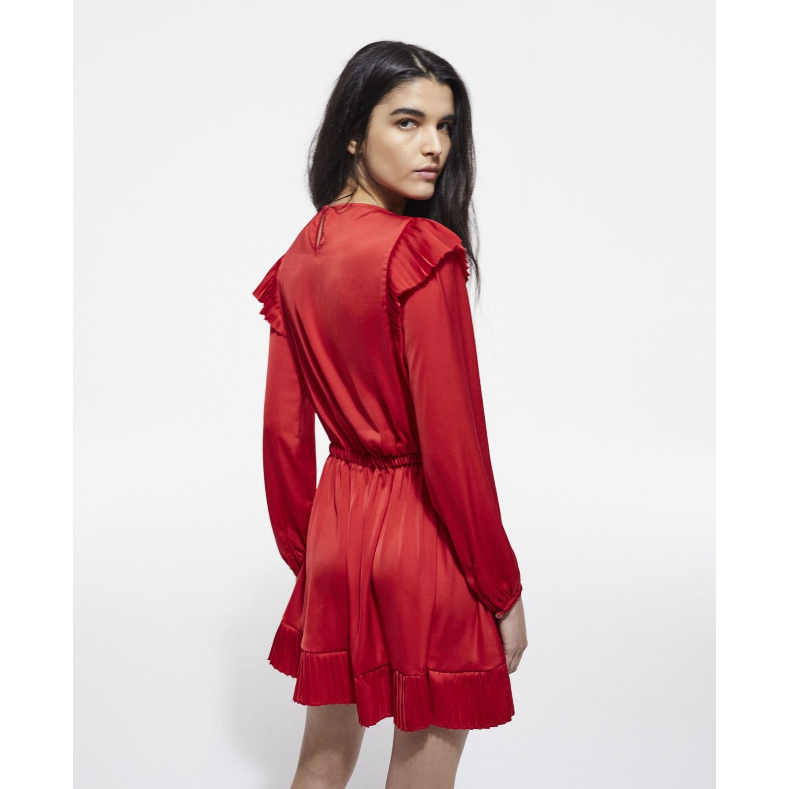 The Kooples The Kooples “Short red dress” pleated ruffle mini dress M Size M / US 6-8 / IT 42-44 - 12 Thumbnail