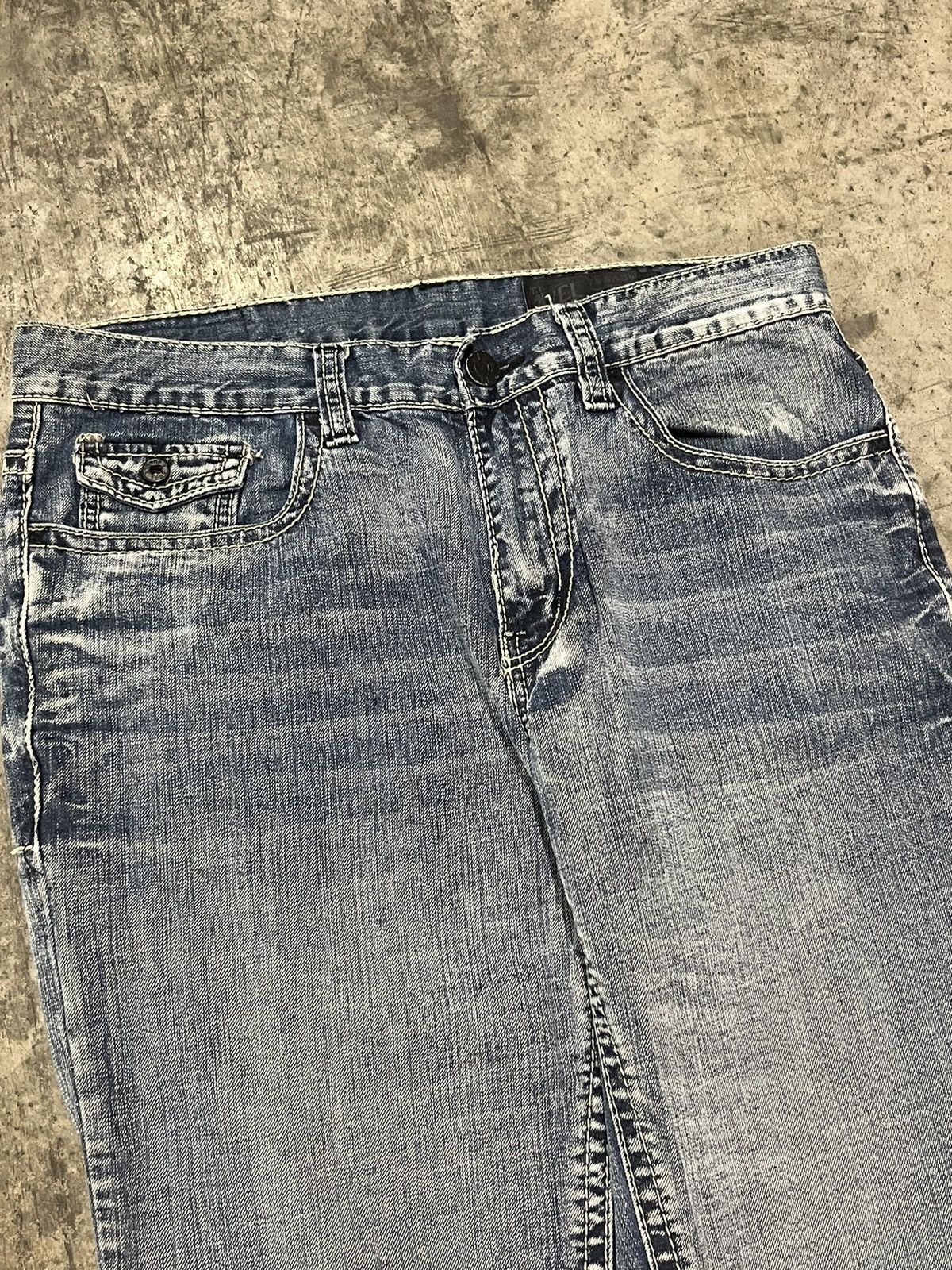 Vintage Y2k baggy fit denim pants skater hype rare wide leg Size US 34 / EU 50 - 7 Thumbnail