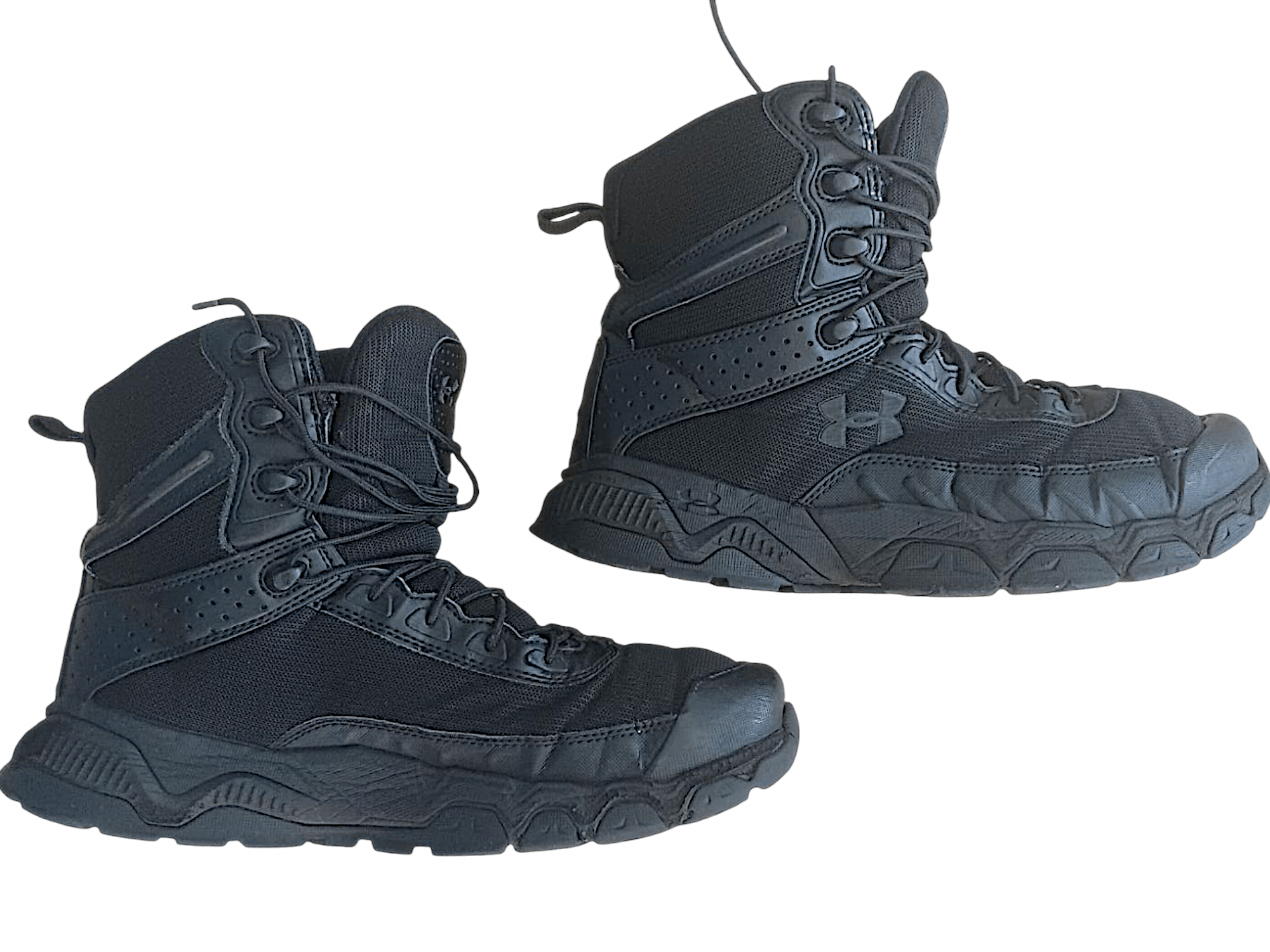 Under Armour Under Armor Men's Size 10 Black Tactical Lace Up Boots Size US 10 / EU 43 - 5 Thumbnail