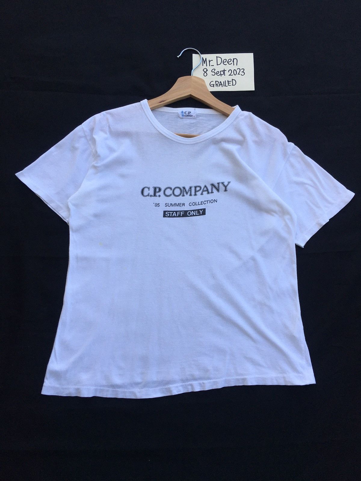 C.P. Company Vintage 90s Summer Collection CP Company Spellout Tshirt Size US S / EU 44-46 / 1 - 2 Thumbnail