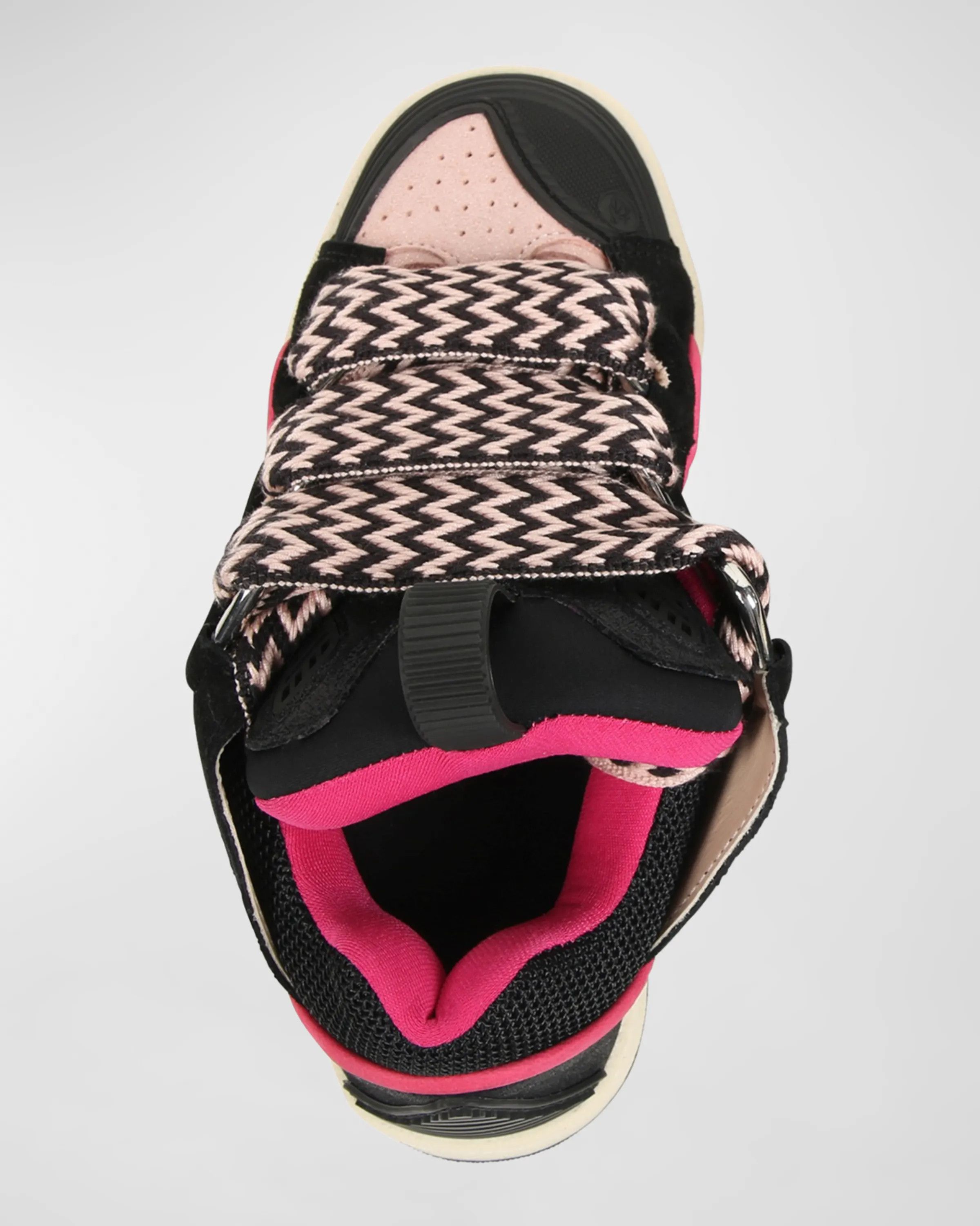 Lanvin o1w1db10226 Size: KIDS 24 / Curb Suede Low-Top Sneakers Size US 5 / EU 37 - 5 Thumbnail