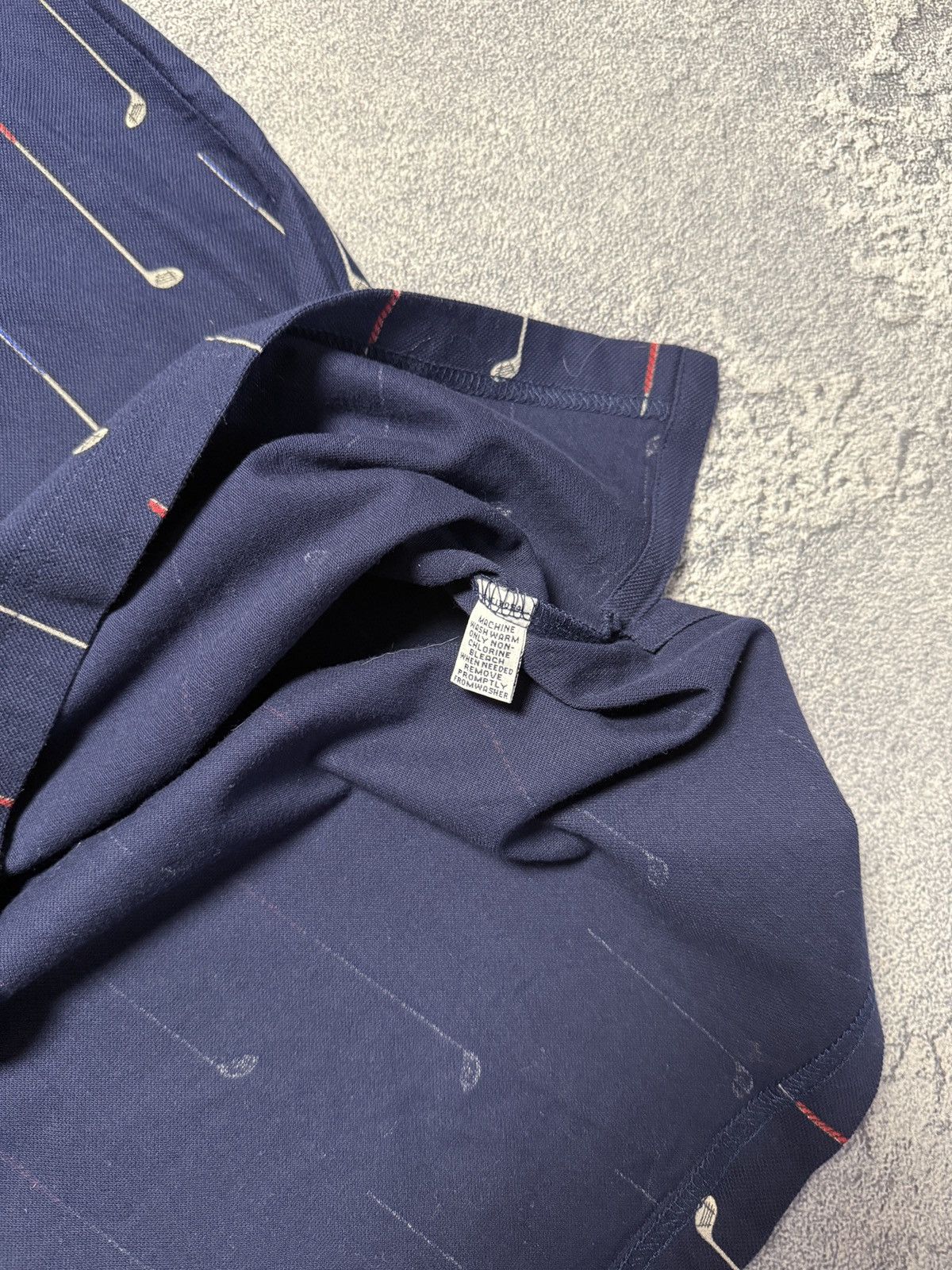 Polo Ralph Lauren × Vintage 90s Polo Golf Ralph Lauren 1/3 Button Collared Striped Tee Size US L / EU 52-54 / 3 - 7 Thumbnail
