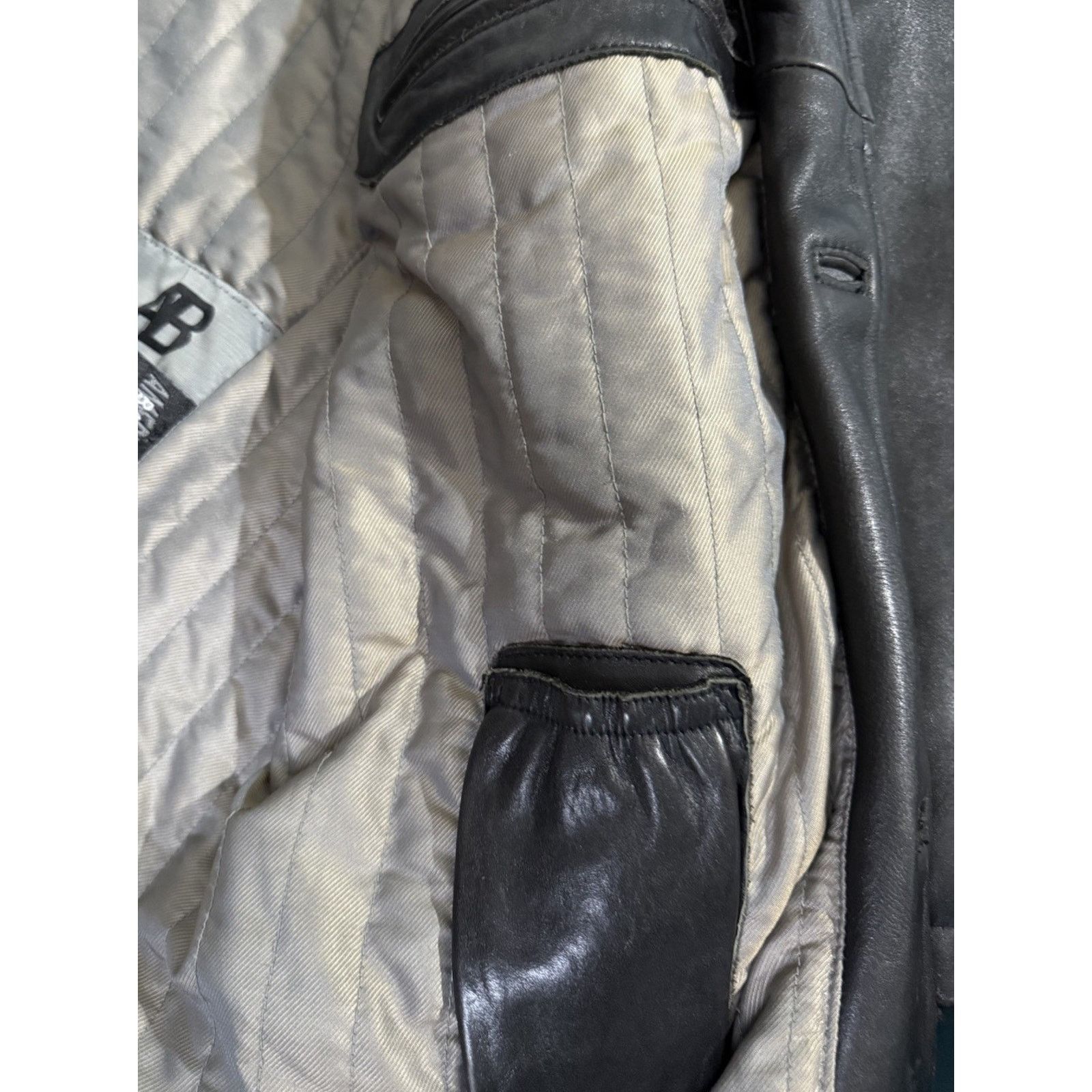 Other American Base Black Leather Motorcycle Stylish Jacket XXL Size US XXL / EU 58 / 5 - 12 Thumbnail