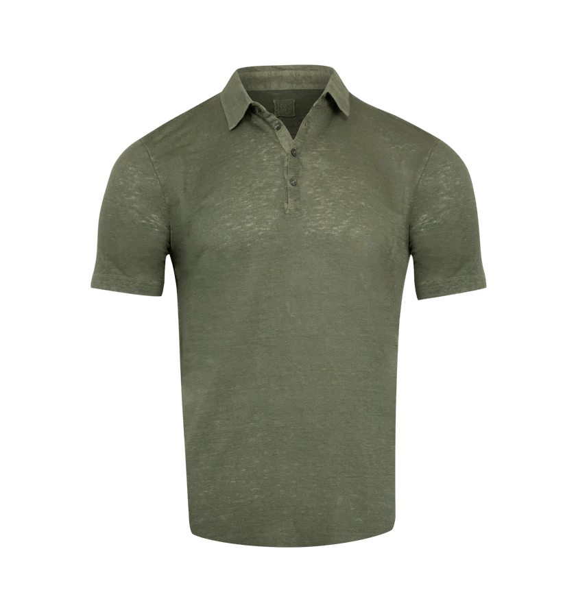 120% Lino o1h1sh11225 Short Sleeve Shirt in Green Size US M / EU 48-50 / 2 - 1 Thumbnail
