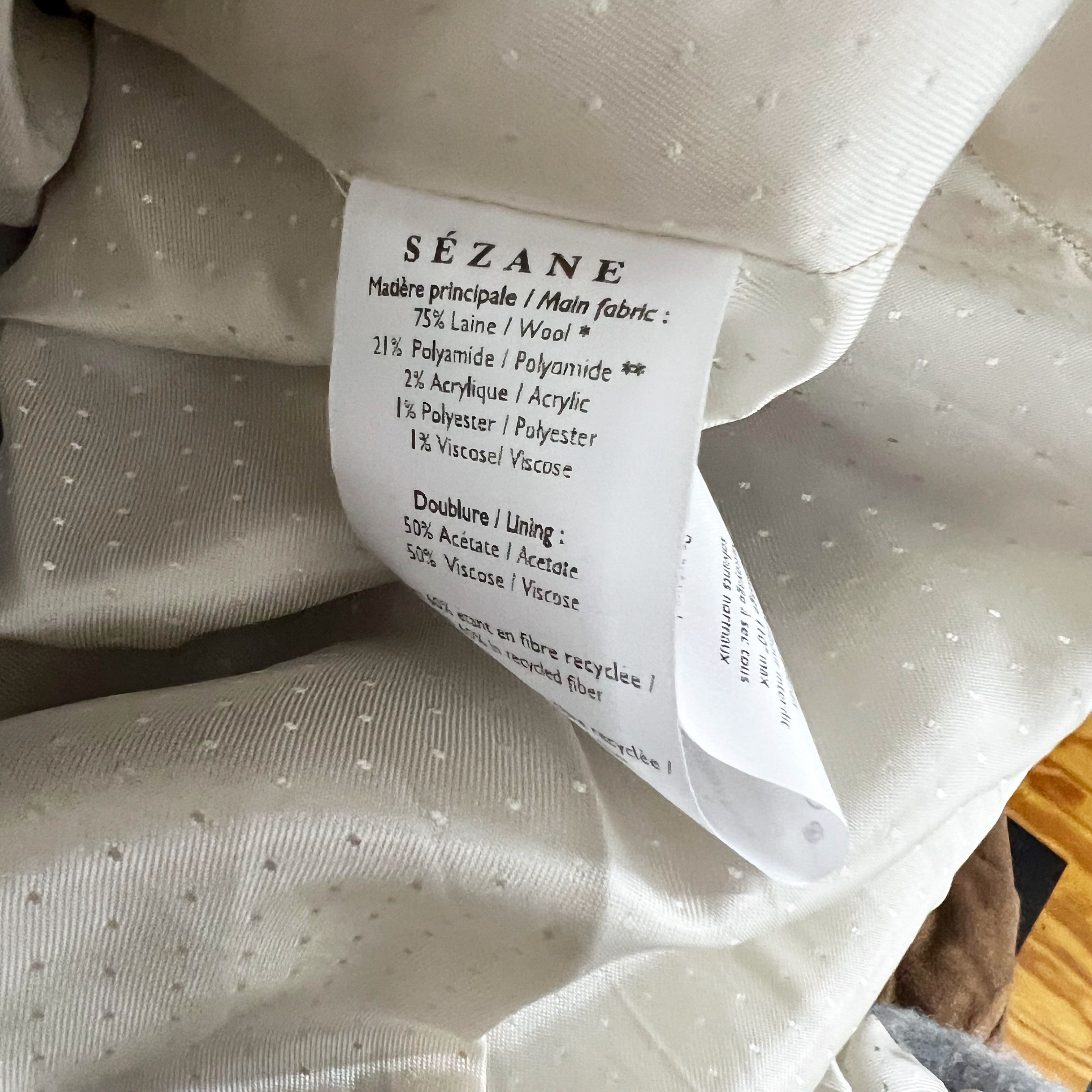 Sezane Sezane Jim Wool Blend Fuzzy Double Size S / US 4 / IT 40 - 3 Thumbnail