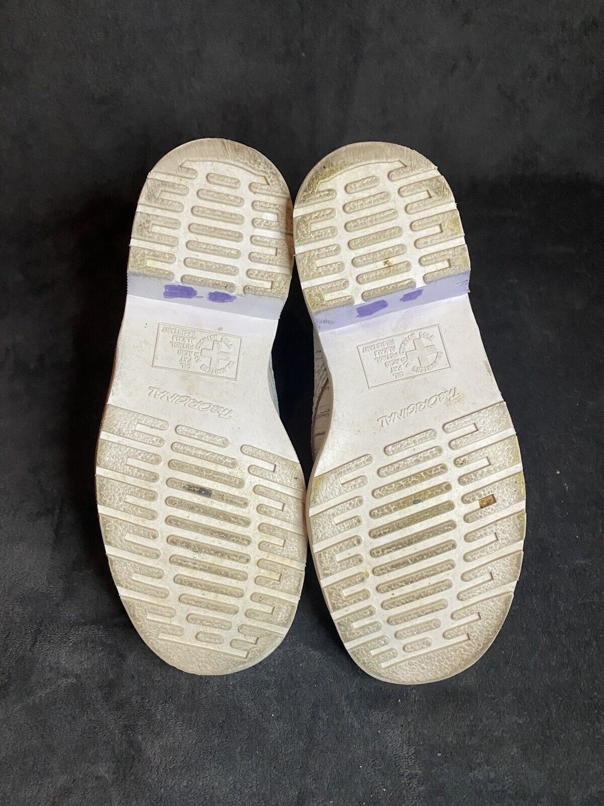 Dr. Martens Dr Martens Pascal Painter White Combat Boots US L6, US M4 Size US 6 / IT 36 - 8 Thumbnail