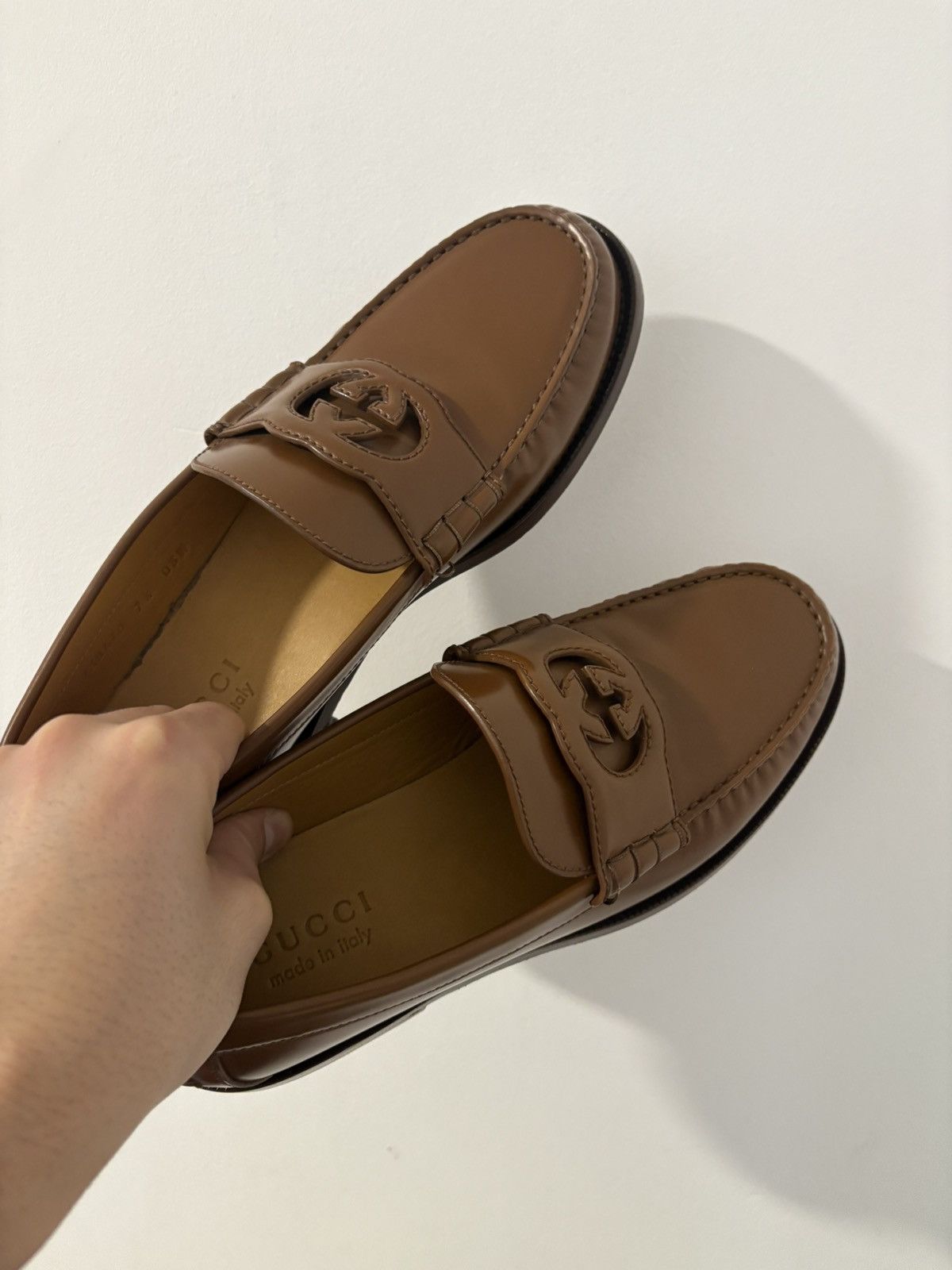 Gucci Brown gucci loafers Size US 7.5 / EU 40-41 - 1 Thumbnail