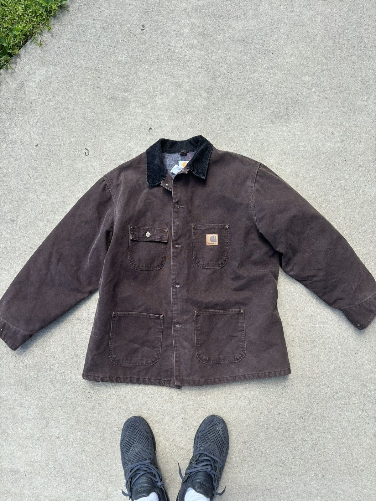 image of Wool Lined Carhartt Jacket in Brown, Men's (Size XL)